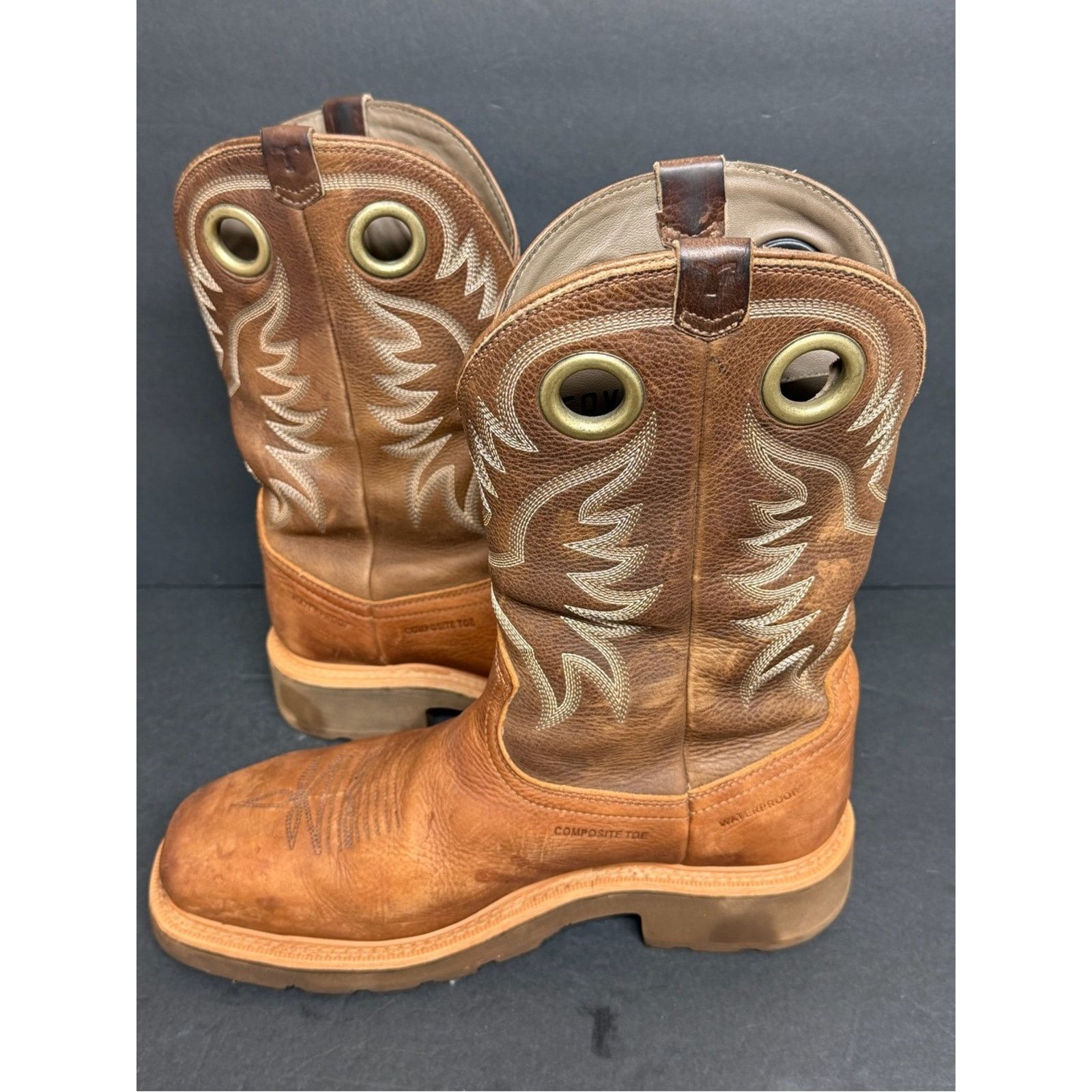 Tecovas Tecovas LongHaul Waterproof Square Composite Toe Boots 10.5D Size US 10.5 / EU 43-44 - 7 Thumbnail