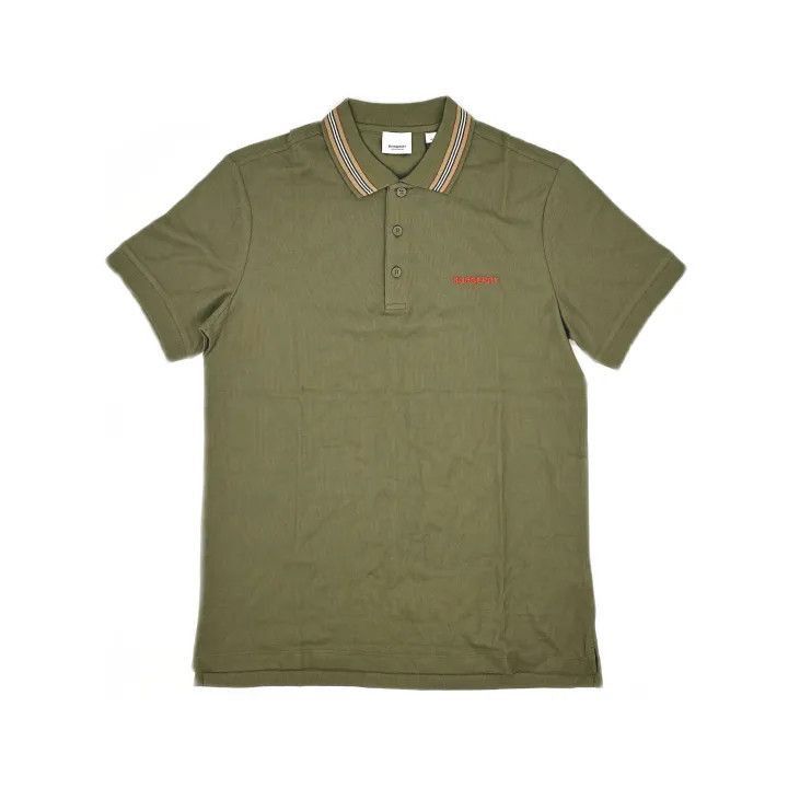Burberry Burberry Burberry FW21 Logo Stripe Polo Shirt for Men-2507 Size US M / EU 48-50 / 2 - 2 Thumbnail