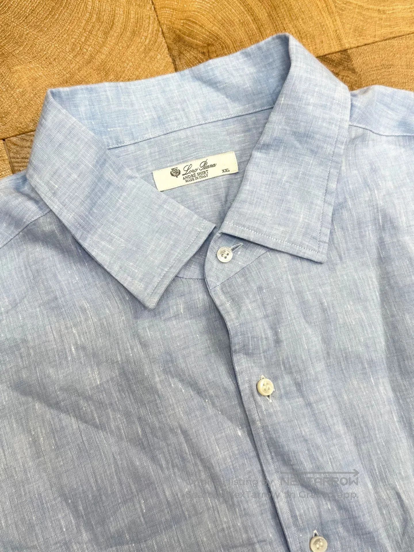 Loro Piana Loro Piana 2025 SS Aloe Linen Shirt. Size US M / EU 48-50 / 2 - 2 Thumbnail