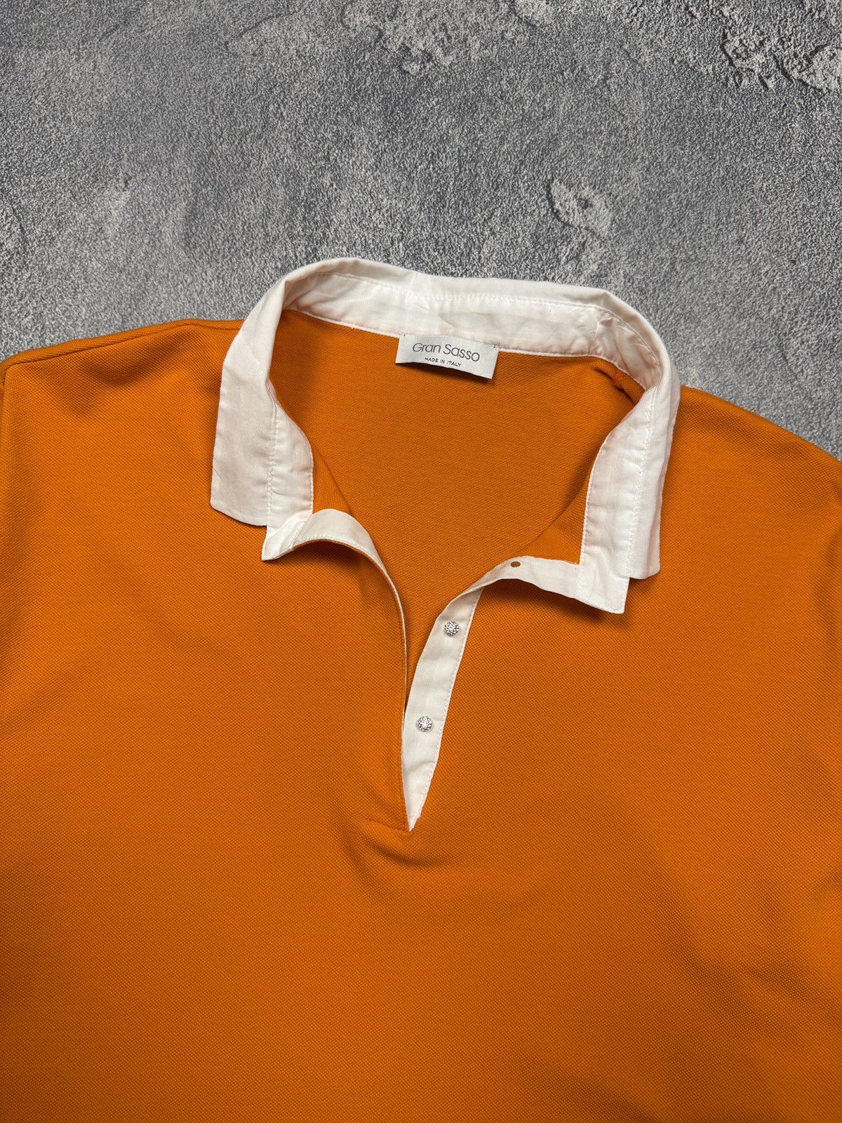 Designer Gran Sasso vintage luxury polo tee Size US M / EU 48-50 / 2 - 3 Thumbnail