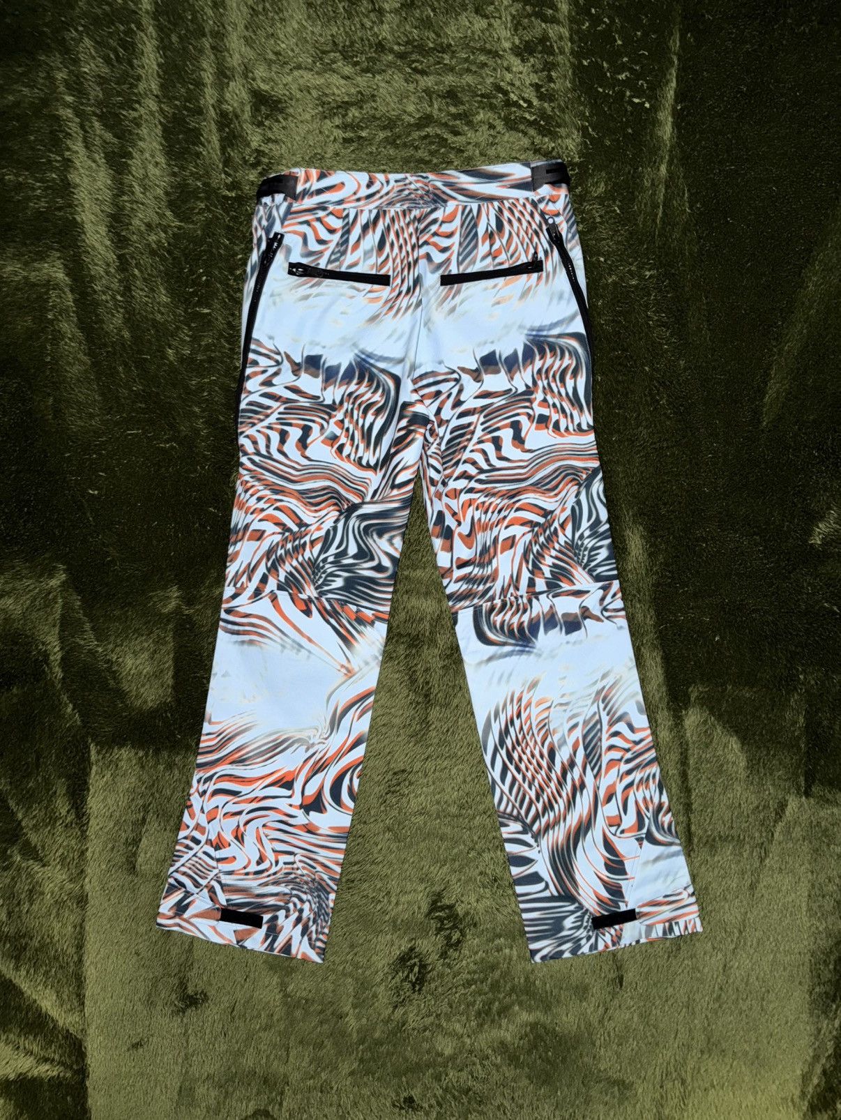 Diesel [32] DIESEL Optical Graphic Embroidered Logo Bootcut Pants Size US 32 / EU 48 - 9 Thumbnail