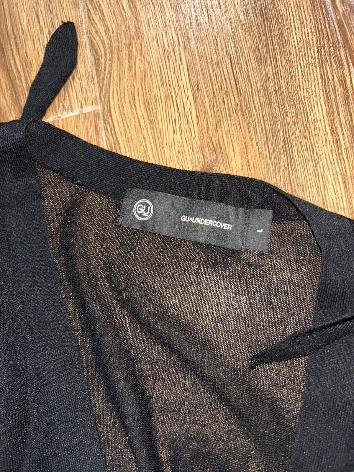 GU × Undercover Gu x Undercover Sheer Knit Cardigan Size L / US 10 / IT 46 - 5 Thumbnail