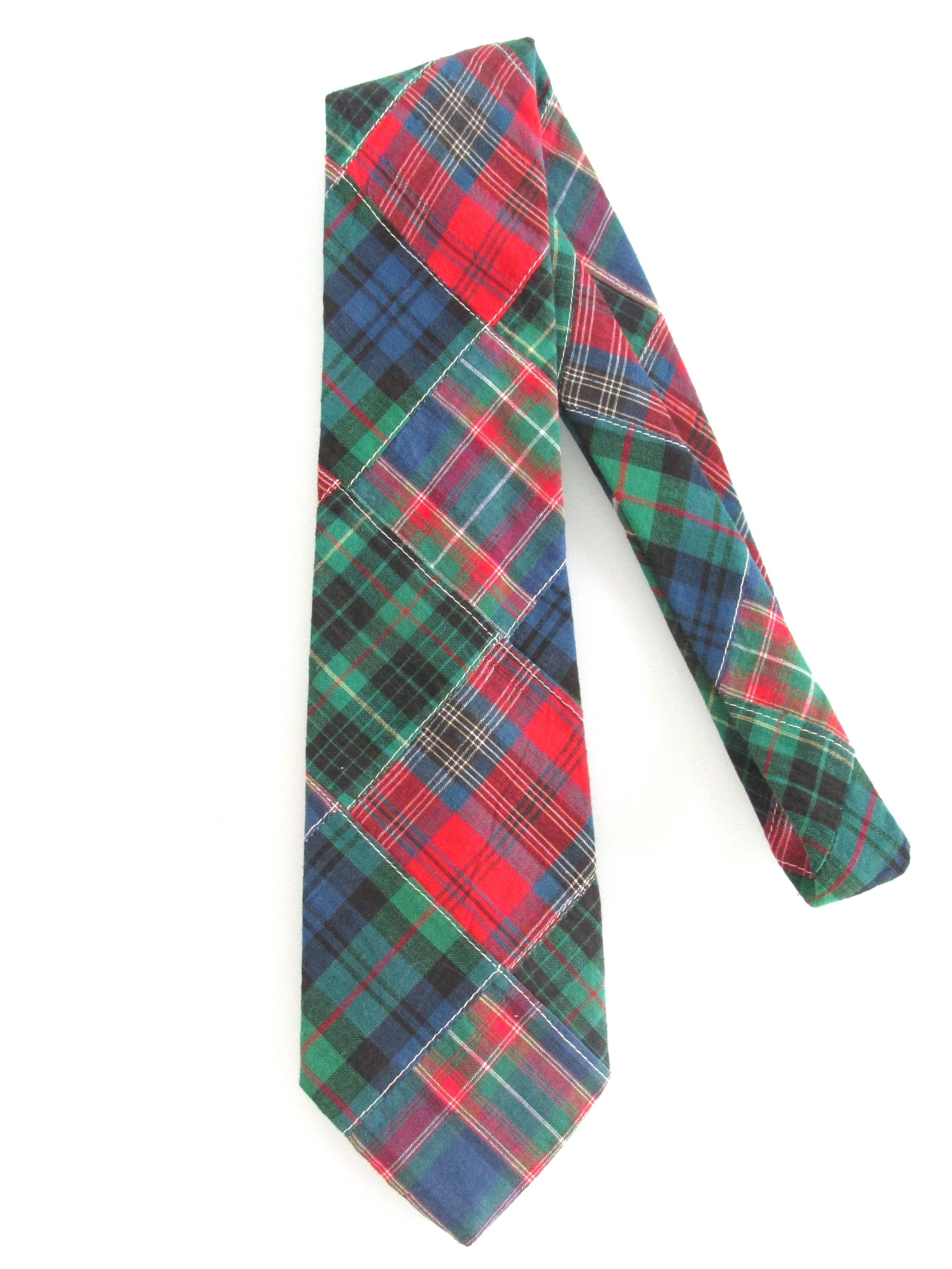 Other Tango by Max Raab Vintage Men's Cotton Plaid Ties Size ONE SIZE - 1 Thumbnail