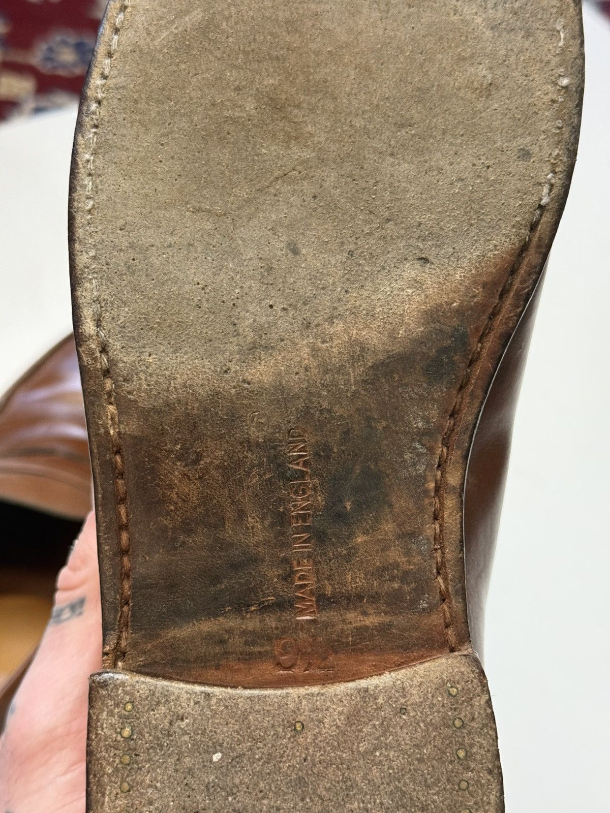 Vintage Rare White Brothers Of Earls Barton made in England Brown Size US 9.5 / EU 42-43 - 7 Thumbnail