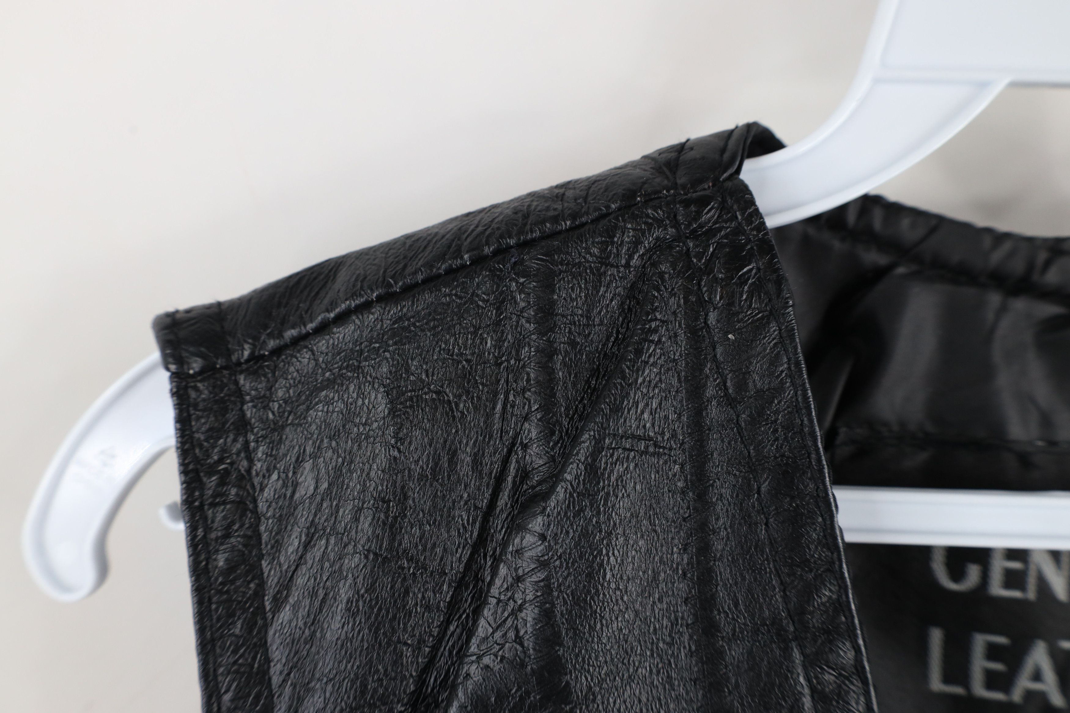 Vintage Vintage 90s Streetwear Leather Motorcycle Vest Jacket Size US M / EU 48-50 / 2 - 8 Thumbnail