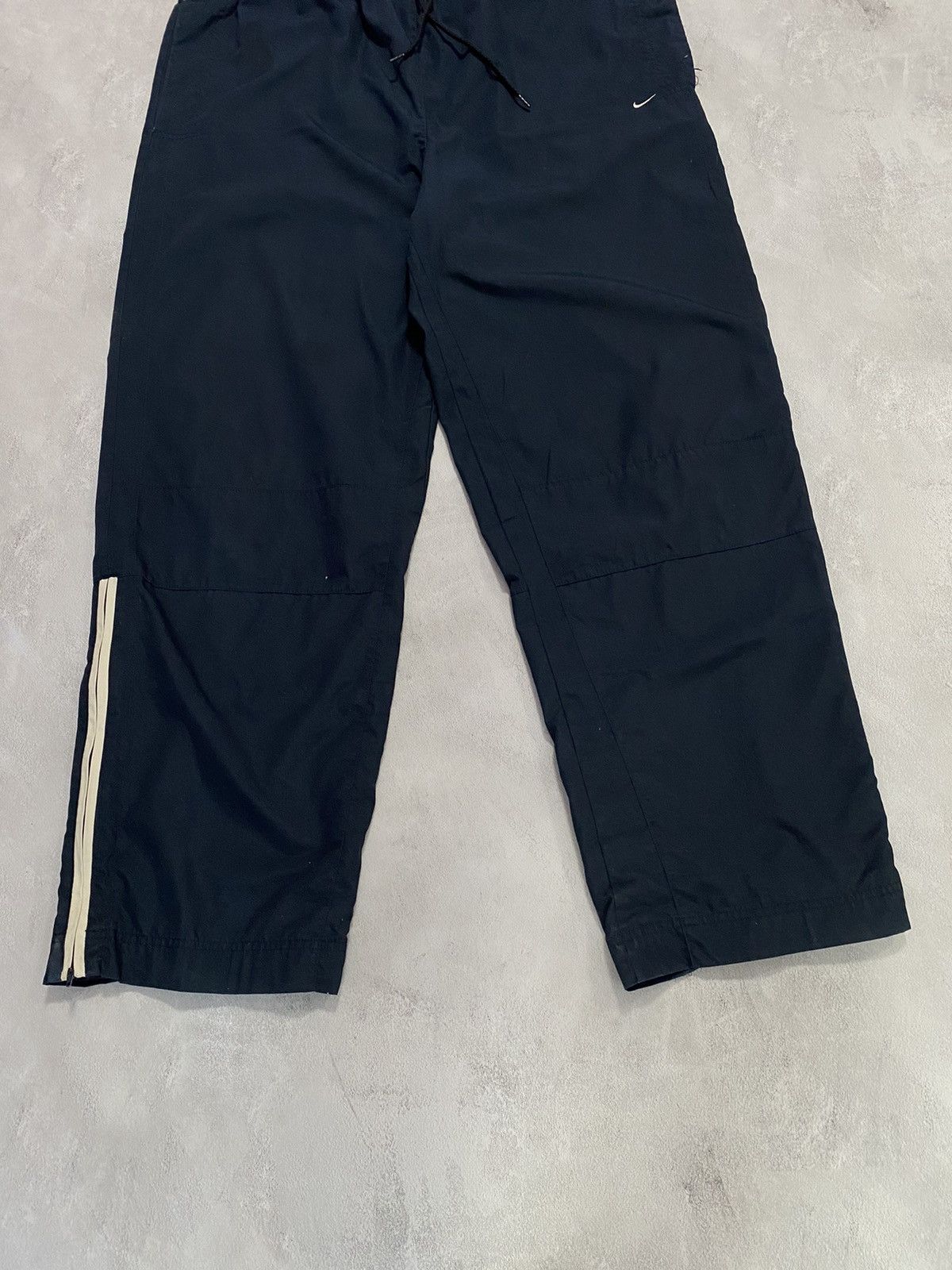 Nike 🌚 Vintage 90s Track Pants NIKE Swoosh + Back Logo Size US 40 / EU 56 - 3 Thumbnail