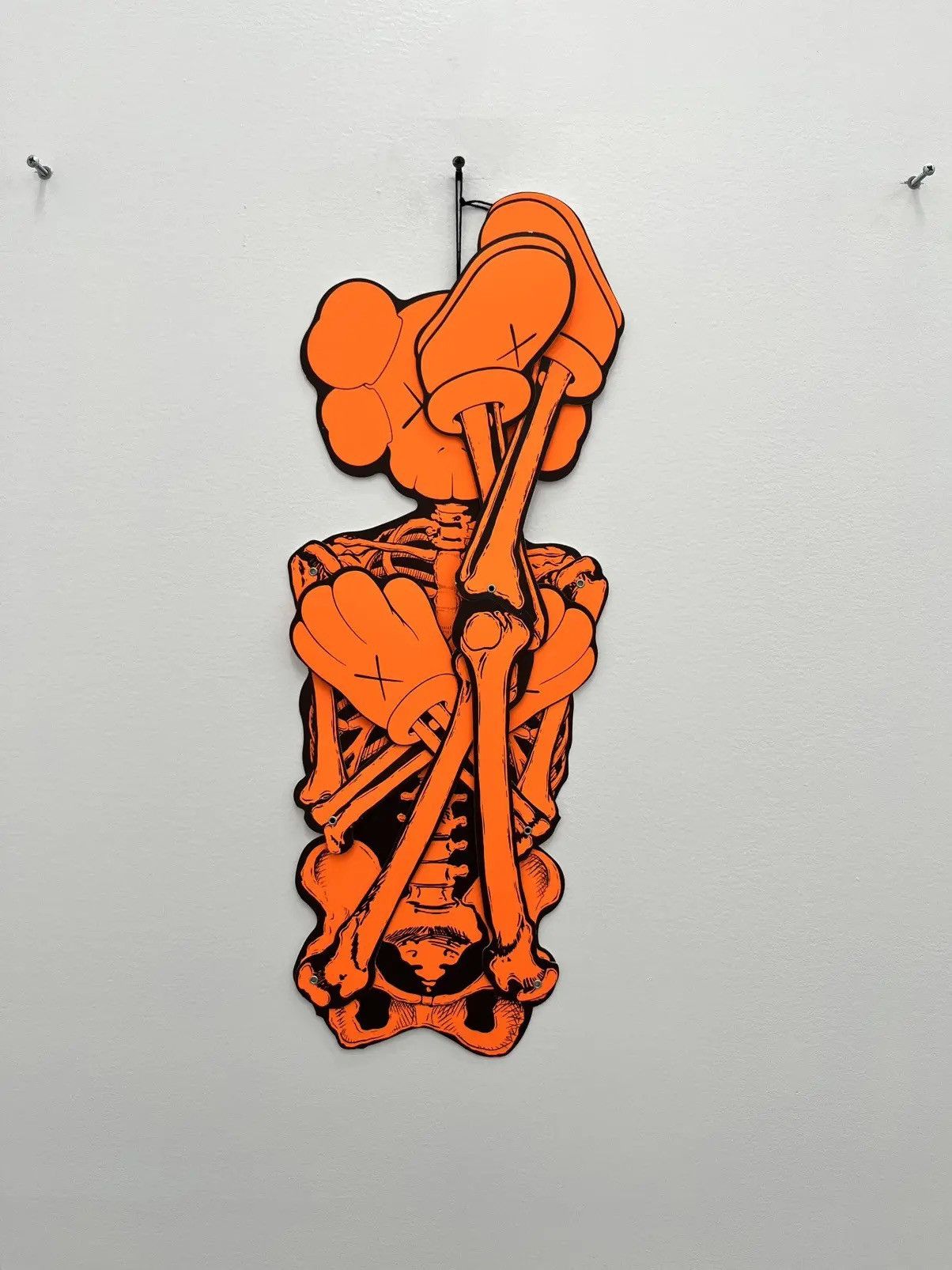 Kaws KAWS Skeleton Board Cut Out Ornament Orange Size ONE SIZE - 2 Thumbnail