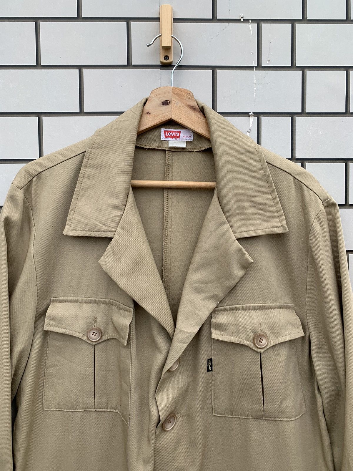 Levi's Vintage 70s Levis Big’E Safari Workwear Jacket Size US M / EU 48-50 / 2 - 3 Thumbnail