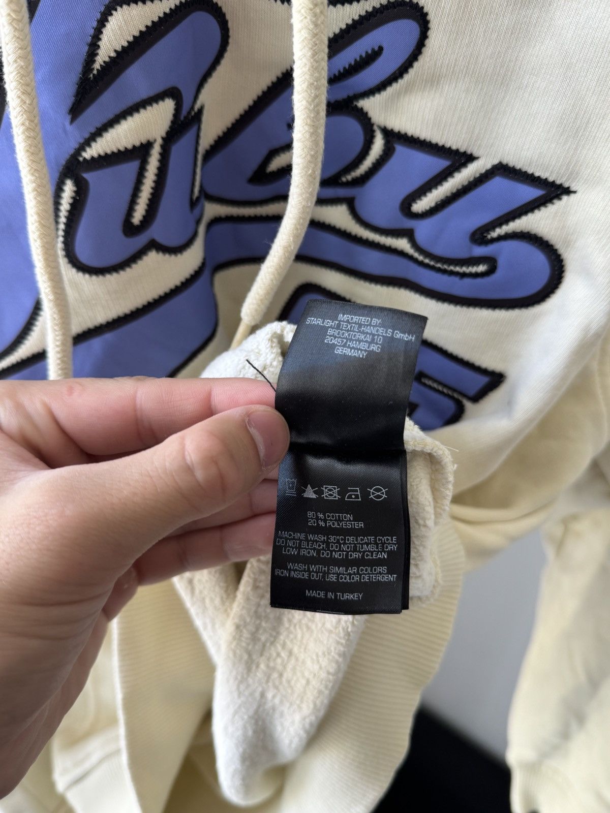 Fubu Fubu Hoodie 05 Big Logo Beige Vintage Size US S / EU 44-46 / 1 - 12 Thumbnail