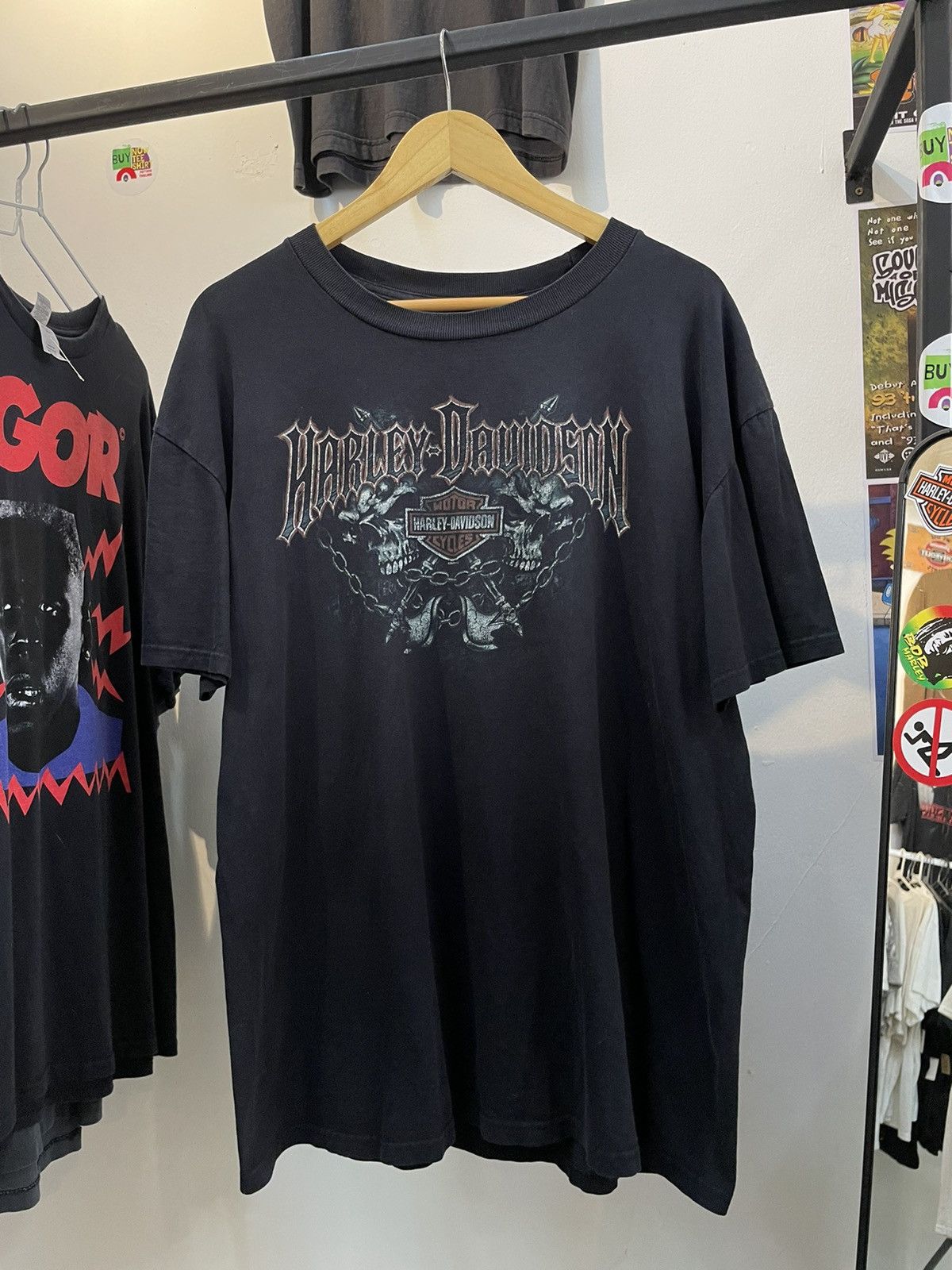 Harley Davidson Harley Davidson Skull Size US XL / EU 56 / 4 - 2 Thumbnail