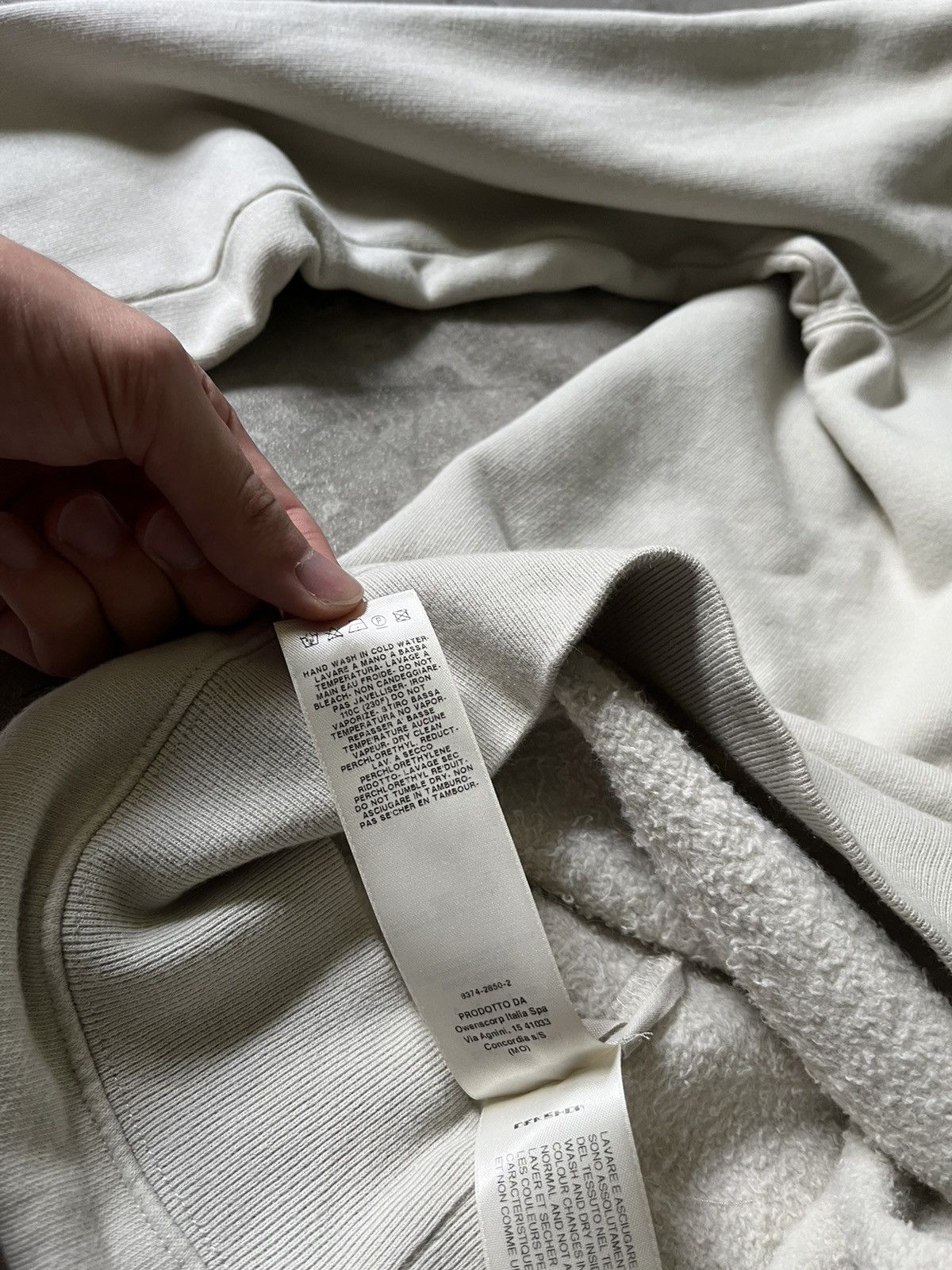 Rick Owens Rick Owens DRKSHDW embroidered sweatshirt robot logo beige Size US S / EU 44-46 / 1 - 17 Thumbnail