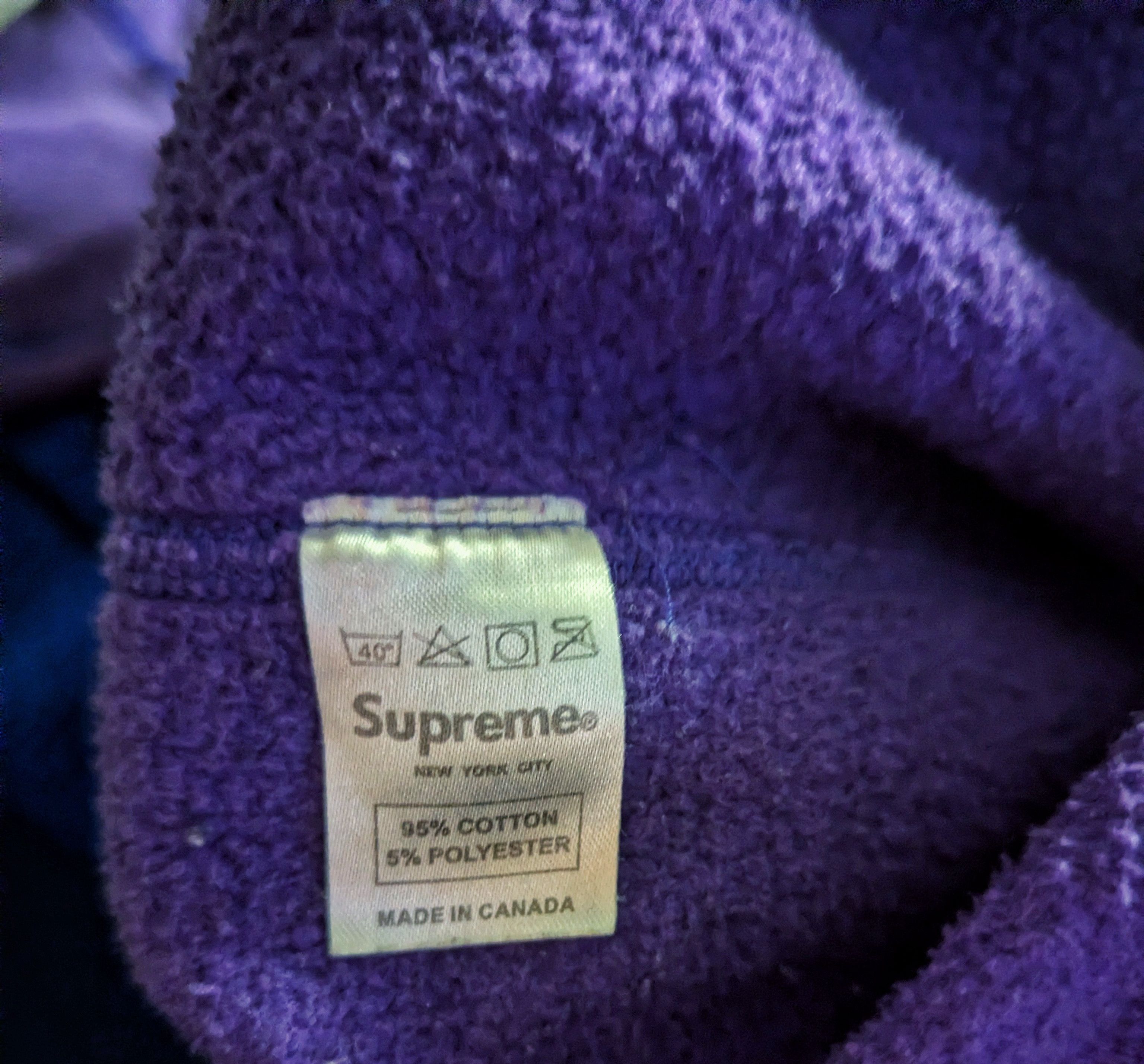 Supreme 2006 Supreme Purple / Teal Crewneck Size US L / EU 52-54 / 3 - 7 Thumbnail