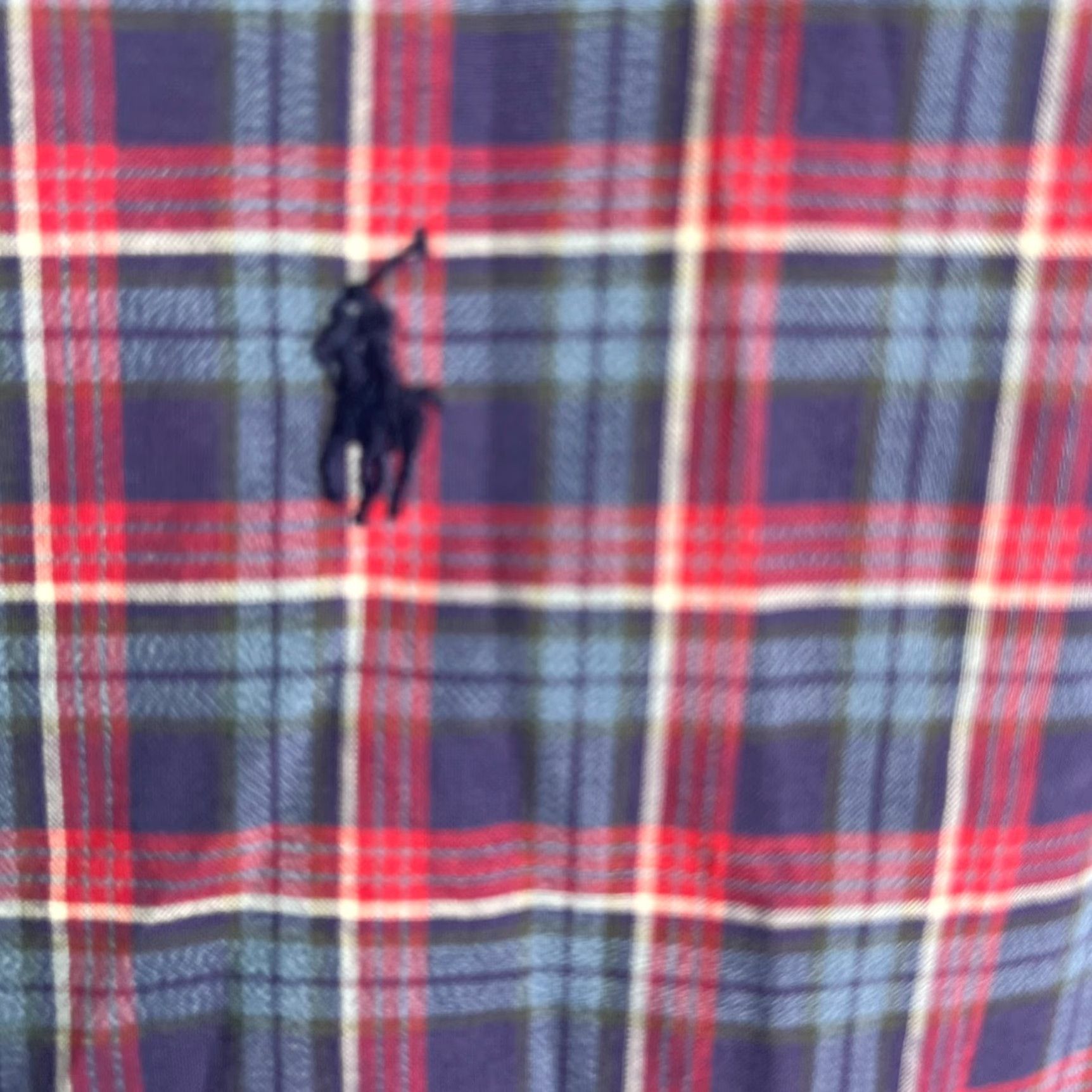 Ralph Lauren Ralph Lauren Button-Up Shirt Mens 2XL Blue Red Check Long Sleeve Regular Fit Classic Casual Size US XXL / EU 58 / 5 - 4 Thumbnail