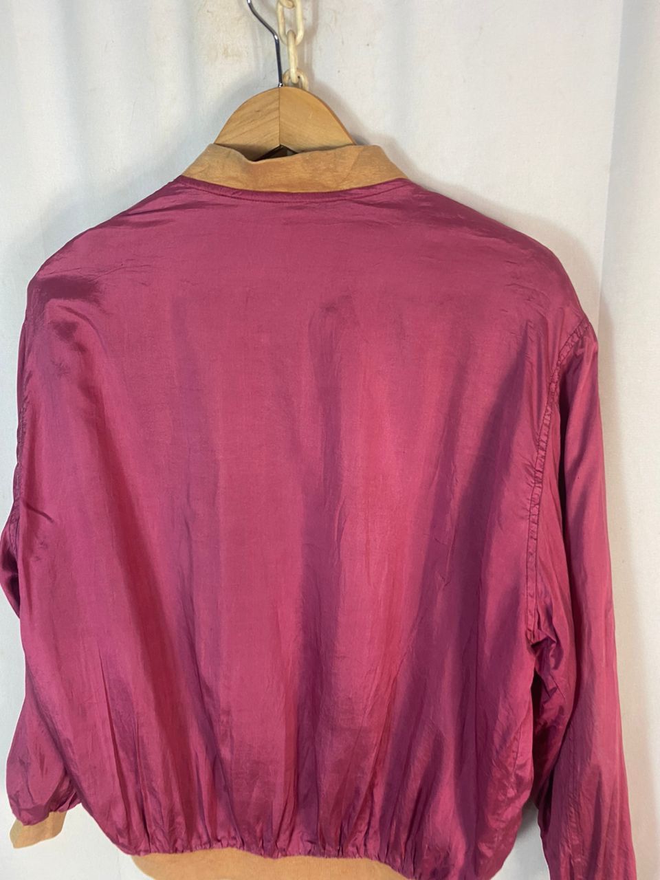 Other × Vintage Unisex🔥Unbrand silk zipper jacket Size L / US 10 / IT 46 - 8 Thumbnail