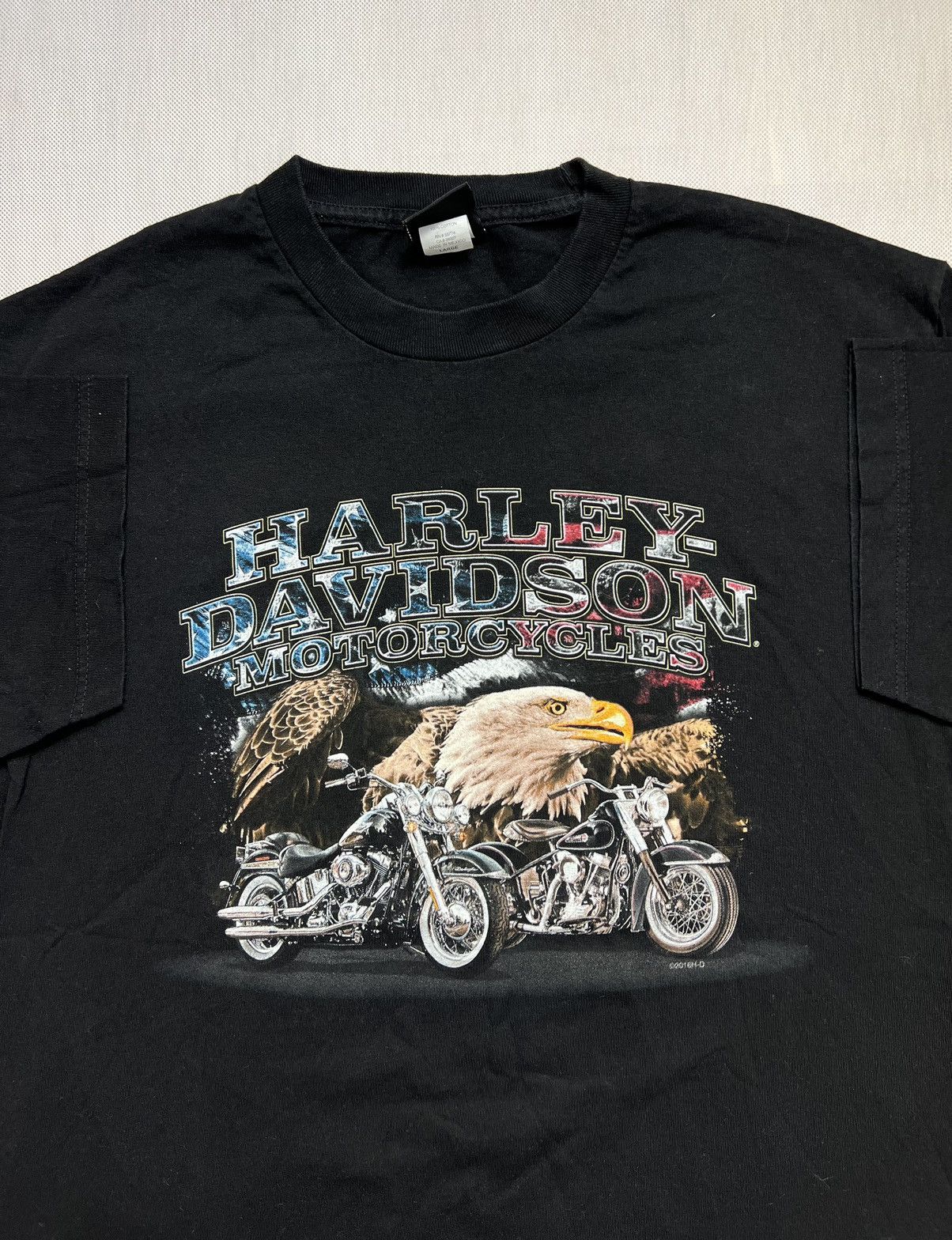 Harley Davidson × Vintage Tshirt Harley Davidson Motor Cycles Florida Vintage Size US L / EU 52-54 / 3 - 1 Thumbnail