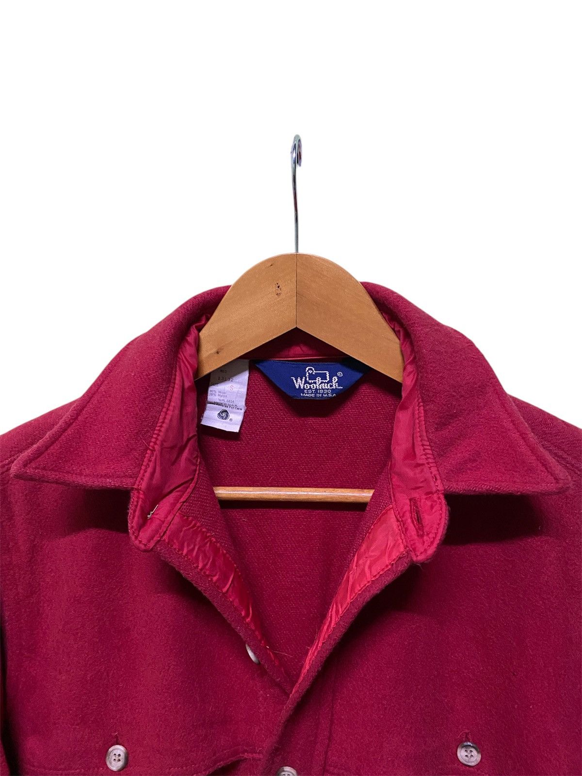 Vintage × Woolrich Woolen Mills Vintage Woolrich Red Mackinaw Hunting Jacket Size US L / EU 52-54 / 3 - 10 Thumbnail