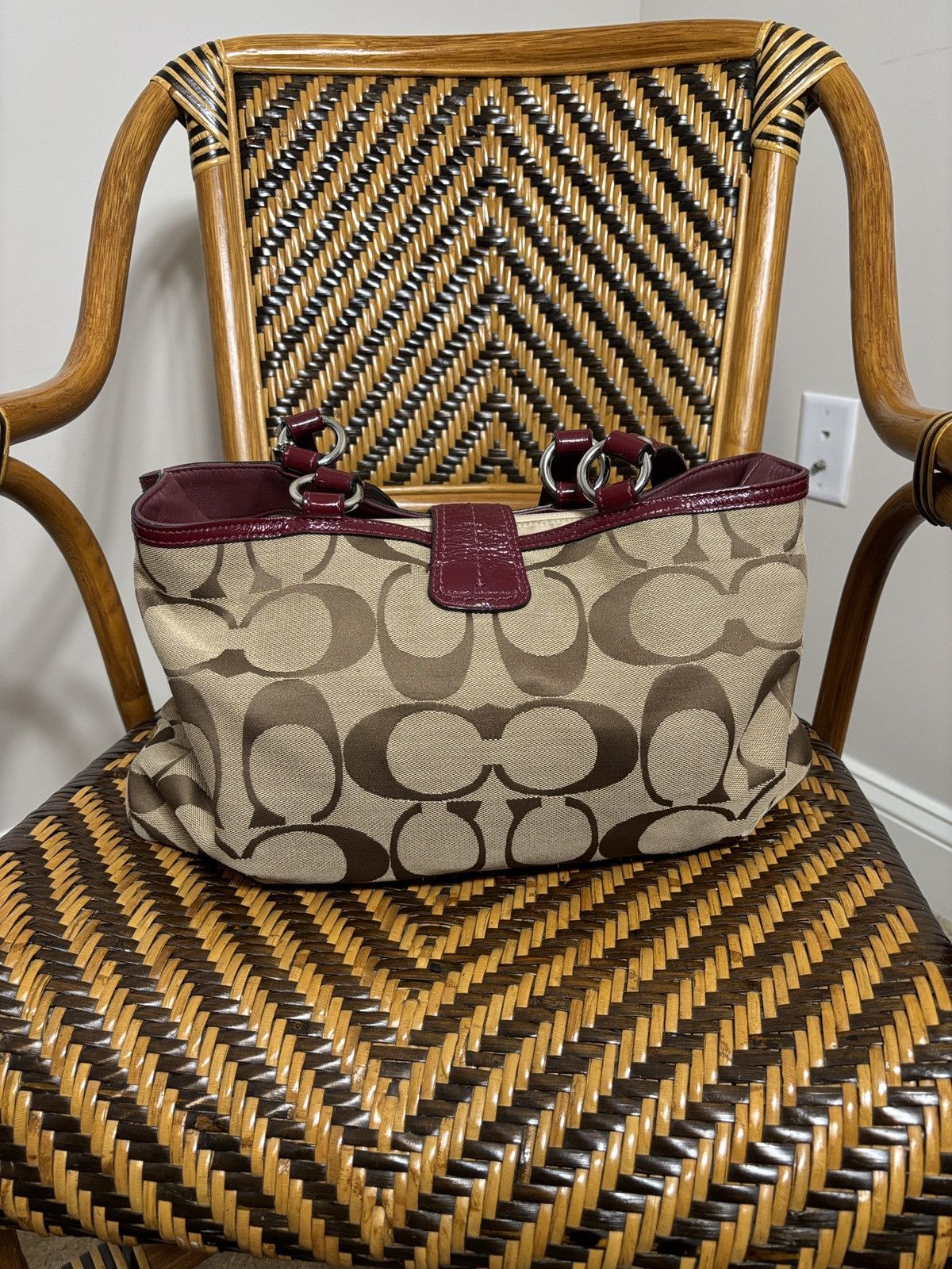 Coach Coach SoHo Signature Carryall Shoulder Bag F19253 Size ONE SIZE - 3 Thumbnail