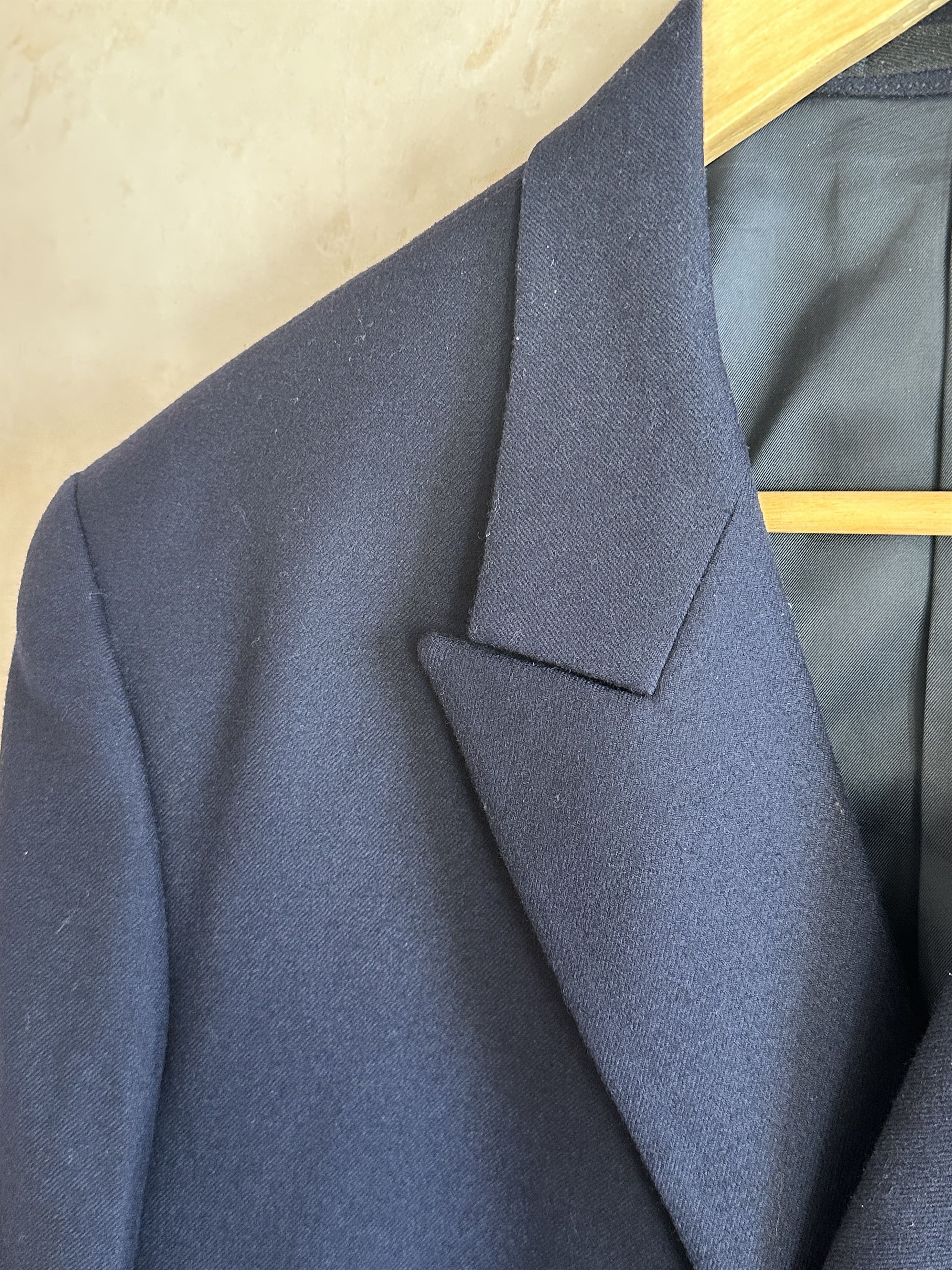 Yohji Yamamoto Yohji Yamamoto Navy Double Breasted Wool Jacket AW09 Railway Size US M / EU 48-50 / 2 - 6 Thumbnail