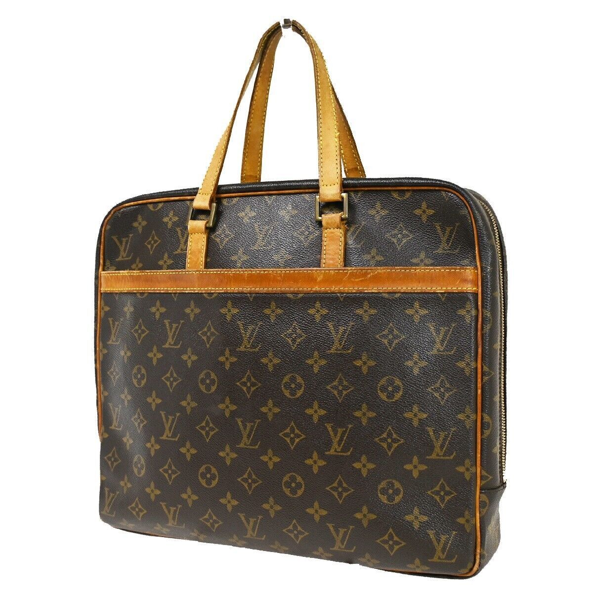 image of Louis Vuitton Porte Document Pegase Backpack in Brown, Men's