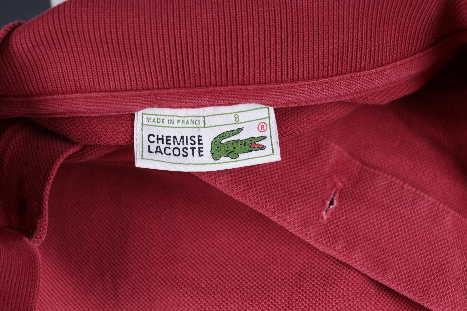 Lacoste Chemise Lacoste Red Summer Polo Shirt Size 8 / 3XL Size US XXL / EU 58 / 5 - 9 Thumbnail