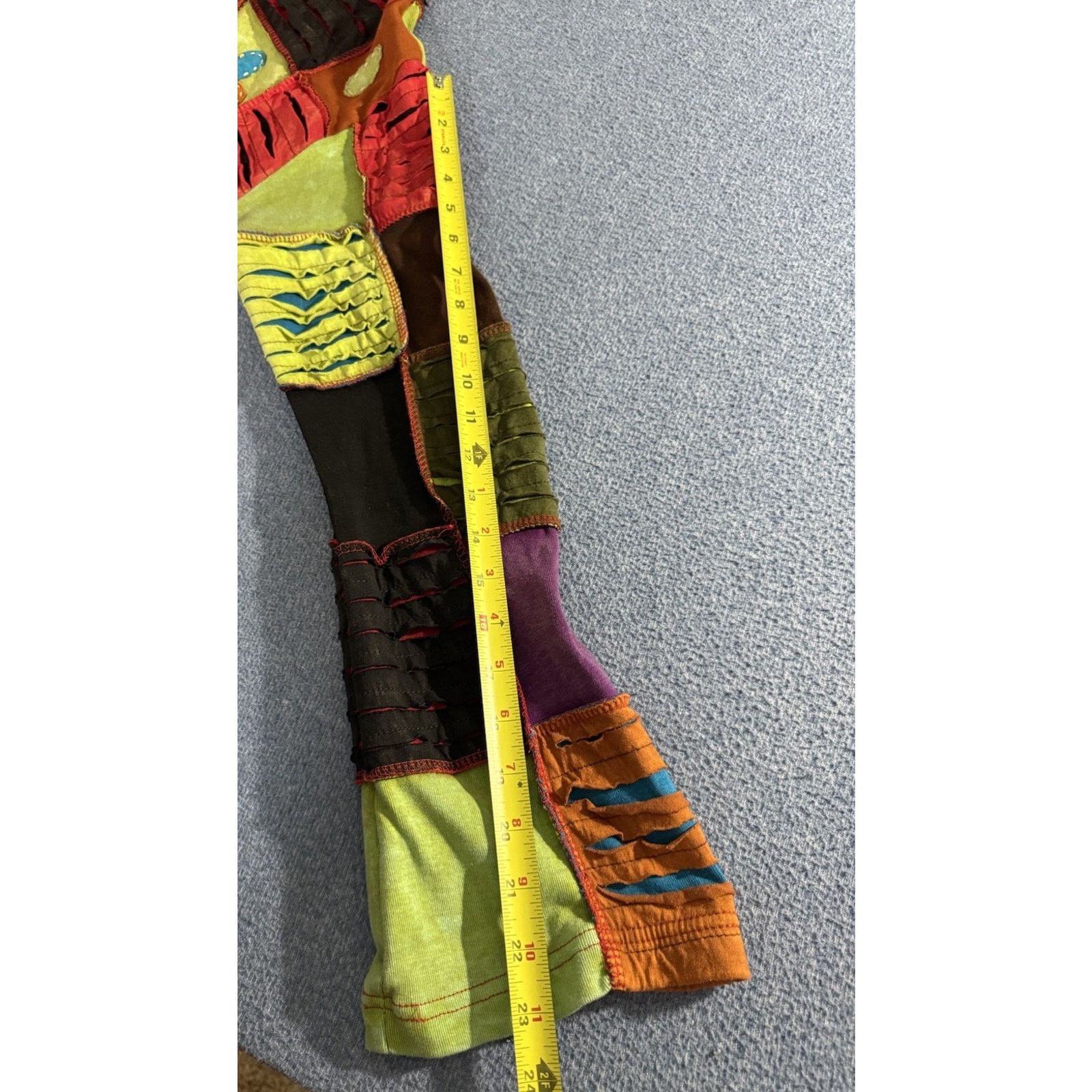 Other UK Rising International Flower Patchwork Hooded Zip Up 3D Knit Size XXL / US 16-18 / IT 52-54 - 7 Thumbnail
