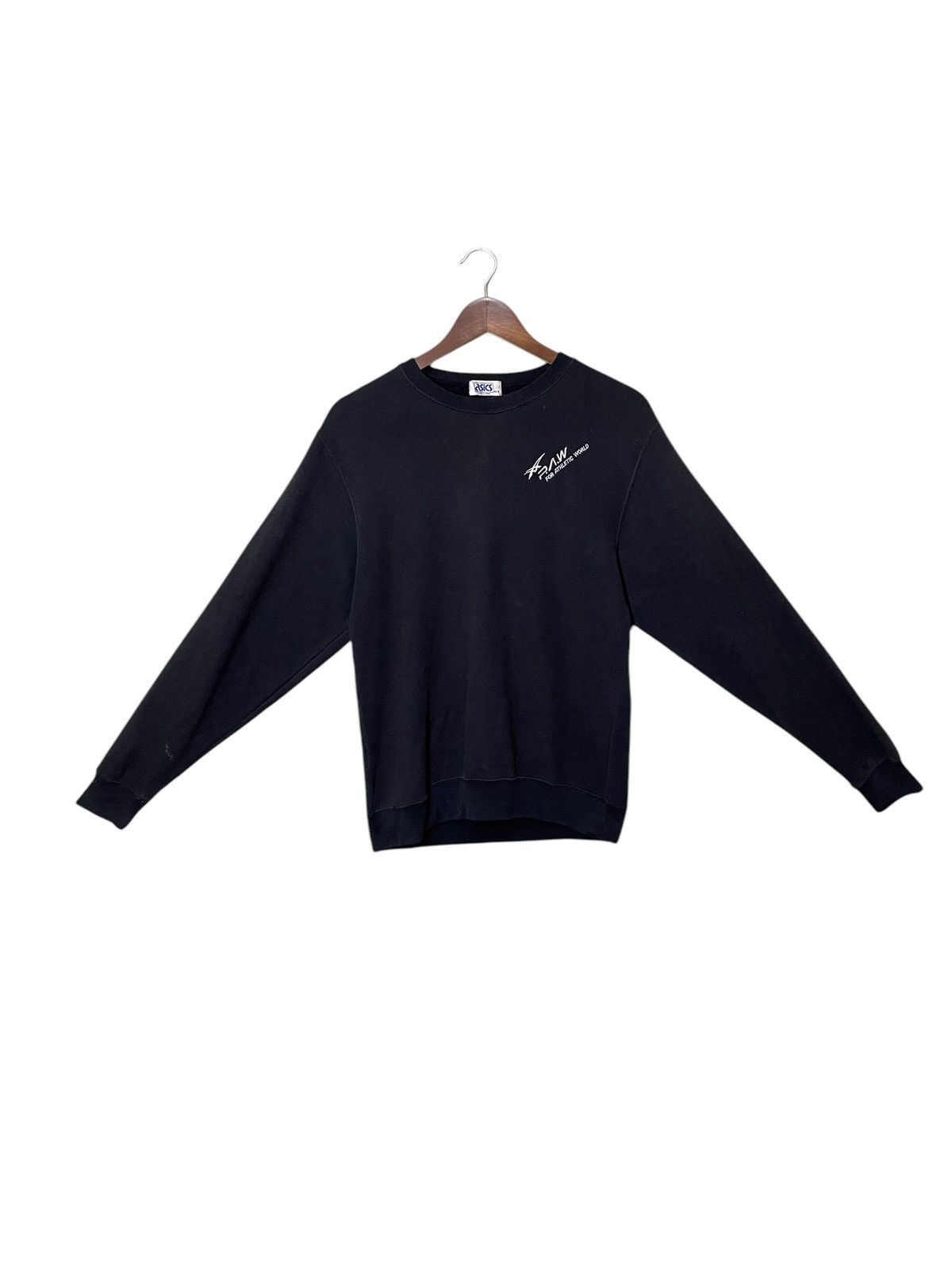Asics ASICS embroidered small logo sweatshirt color black Size US M / EU 48-50 / 2 - 1 Thumbnail