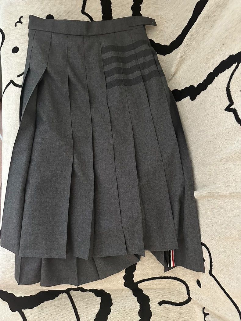 Thom Browne New Thom Browne Wool Long Skirt-dmc Size US 38 / EU 54 - 1 Thumbnail