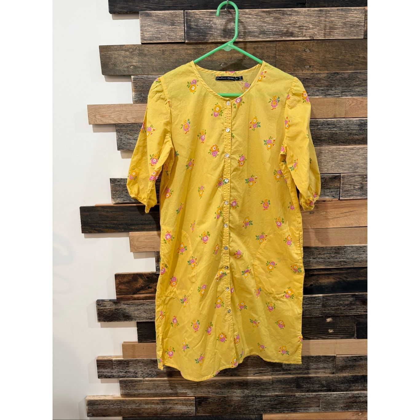 Guru Gudrun Sjoden floral lightweight cotton dress tunic pockets Size M / US 6-8 / IT 42-44 - 1 Thumbnail