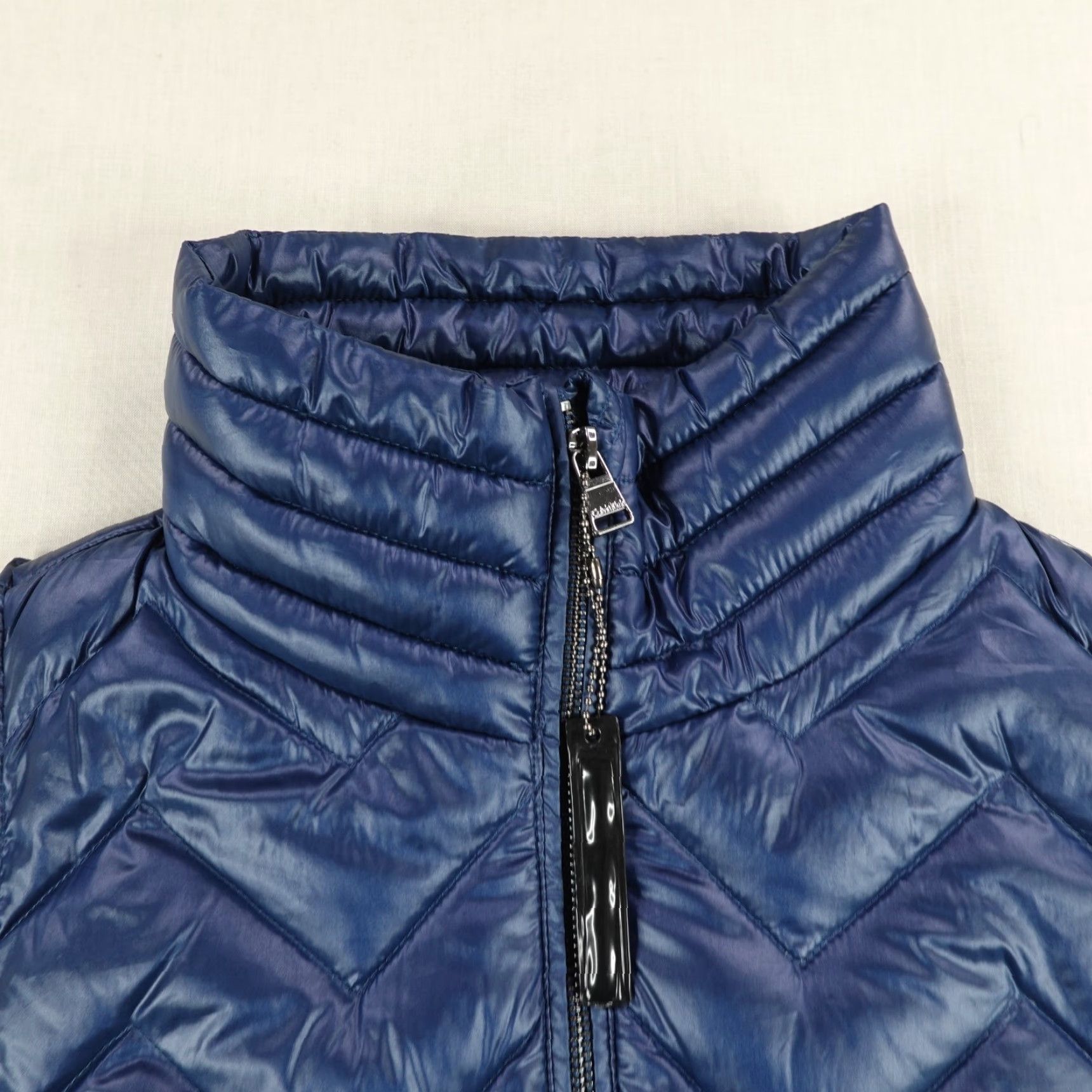 Calvin Klein VINTAGE Calvin Klein Vest Womens Medium Blue Premium Down Puffer Insulated Zig Zag Quilt Size M / US 6-8 / IT 42-44 - 2 Thumbnail
