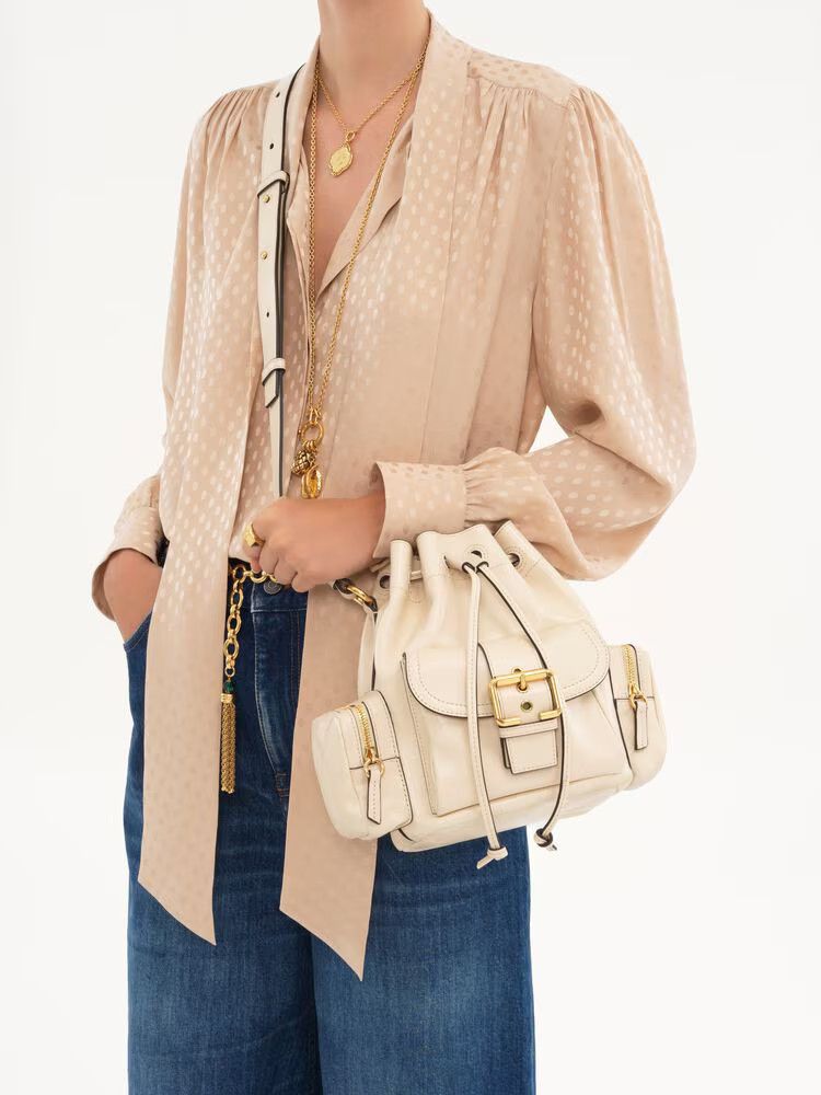 Chloe o1loc1c10126 Size: OS / Camera Bucket Sweet Bag in Beige Size ONE SIZE - 2 Thumbnail