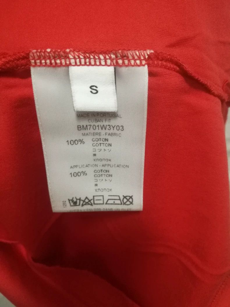 Givenchy Givenchy Red Chest Patch Letter Logo Short Sleeve T-Shirt Size US S / EU 44-46 / 1 - 6 Thumbnail