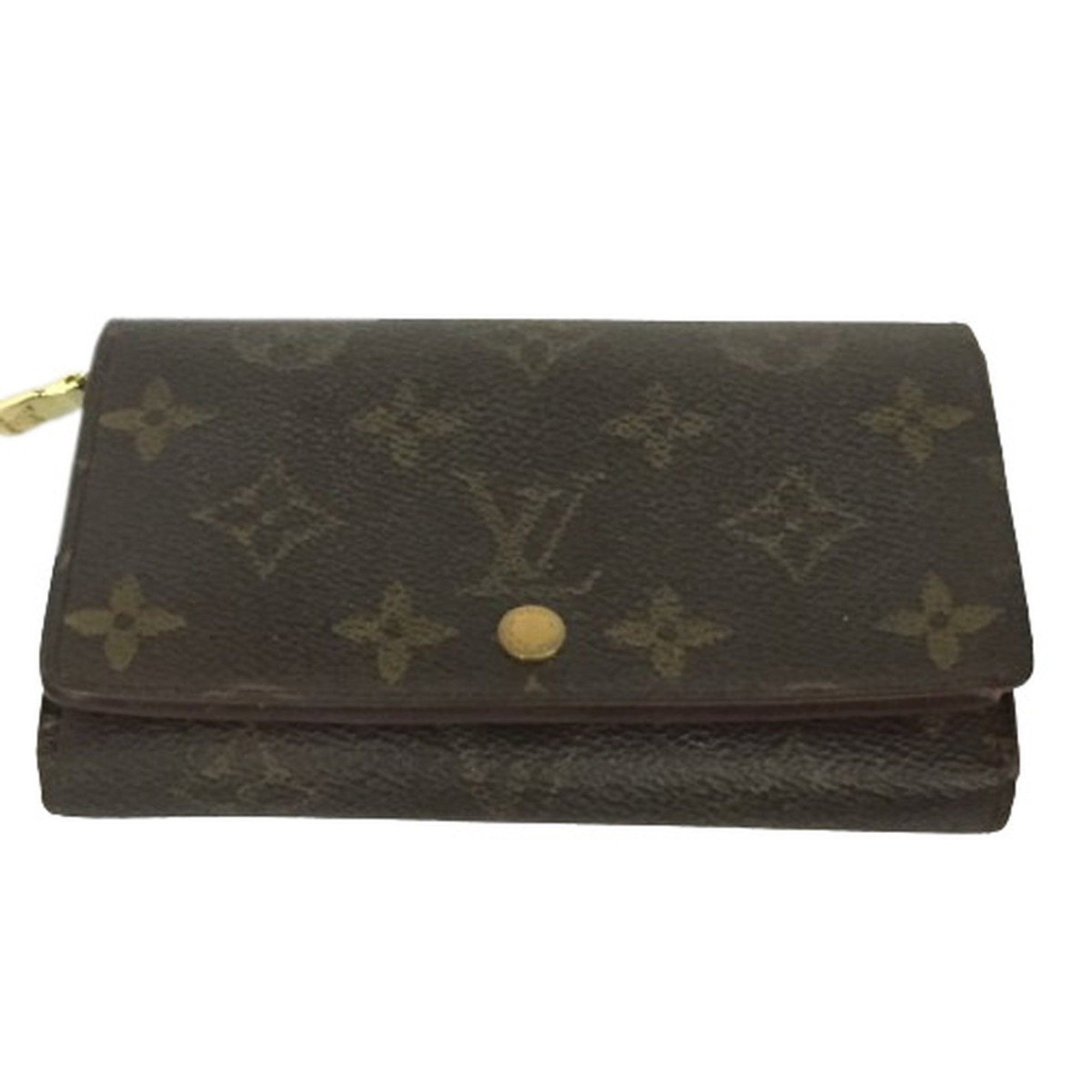 Louis Vuitton Monogram Portomone Bier Cult Credit Bifold Wallet