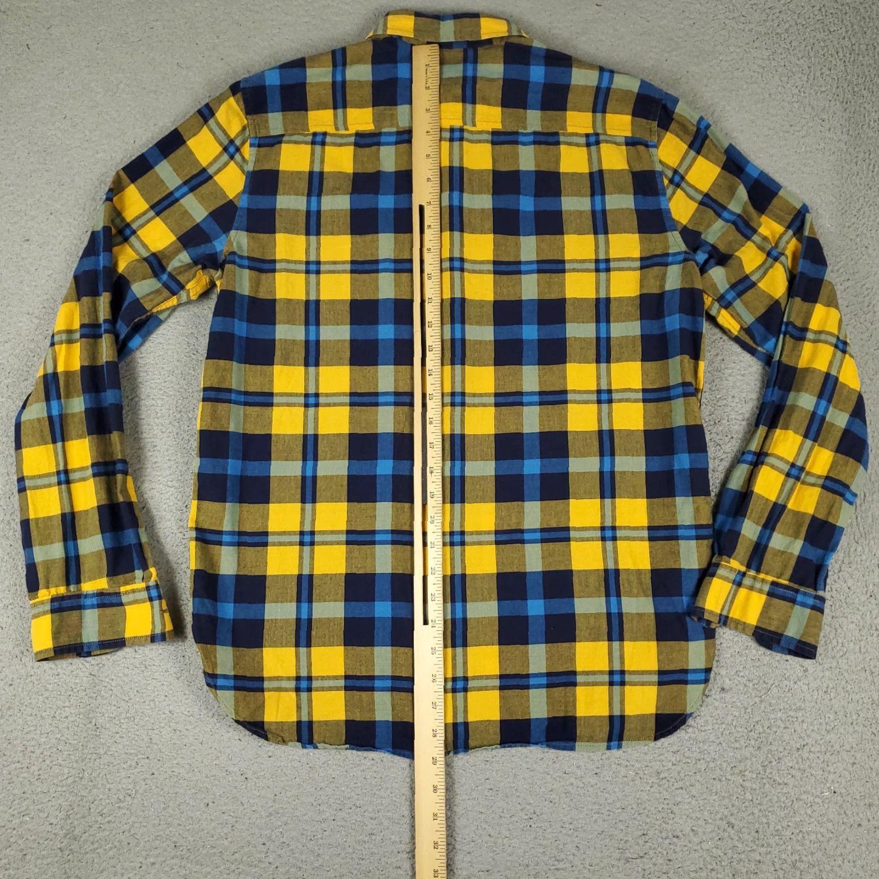 Ralph Lauren Denim & Supply Ralph Lauren Shirt Mens M Blue Plaid Long Sleeve Button Up Size US M / EU 48-50 / 2 - 3 Thumbnail