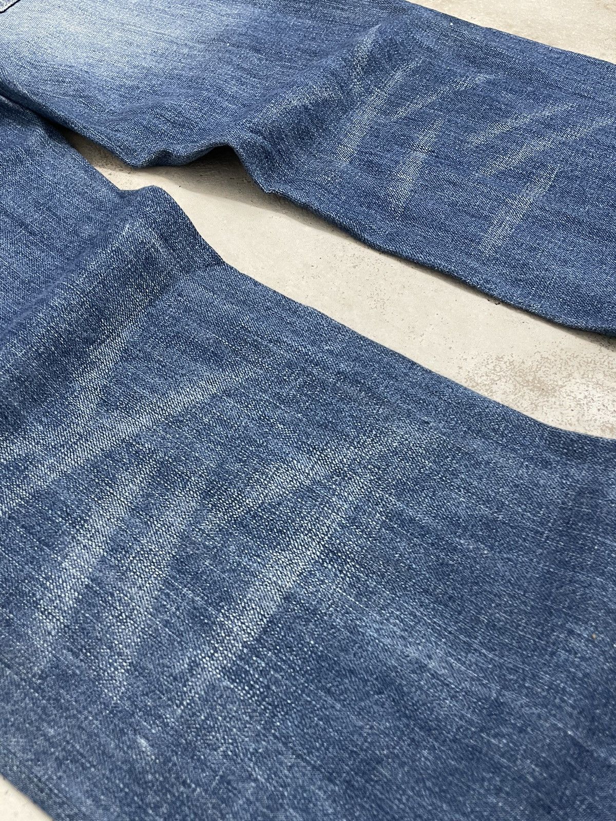 Blue Blue Japan Blue Moon Blue Wide Surf Y2K Style Back Pocket Printed Size US 30 / EU 46 - 15 Thumbnail