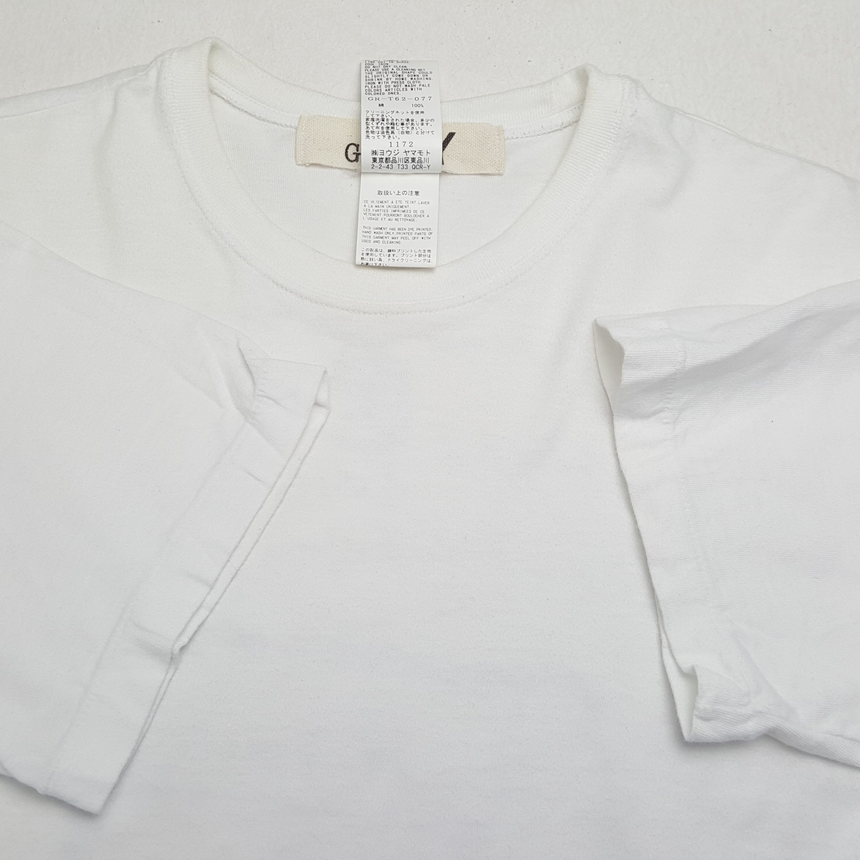 Ground Y × Vintage × Yohji Yamamoto Vintage GROUND Y x TORDER by Yohji Yamamoto T-Shirts Size US L / EU 52-54 / 3 - 6 Thumbnail