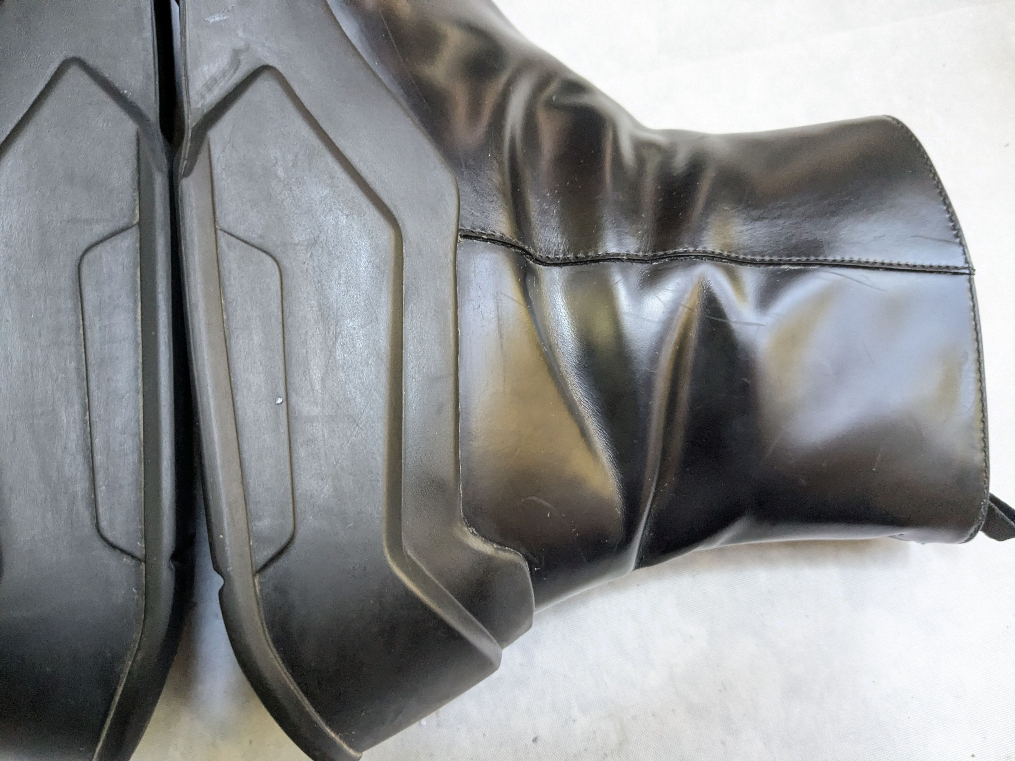 Prada Prada Side Zip Boots Black 10.5 Leather Chunky Y2K Size US 10.5 / EU 43-44 - 13 Thumbnail