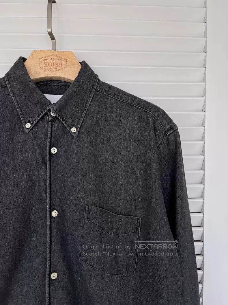 Our Legacy Our Legacy Black Denim Long Sleeve Shirt Size US M / EU 48-50 / 2 - 3 Thumbnail