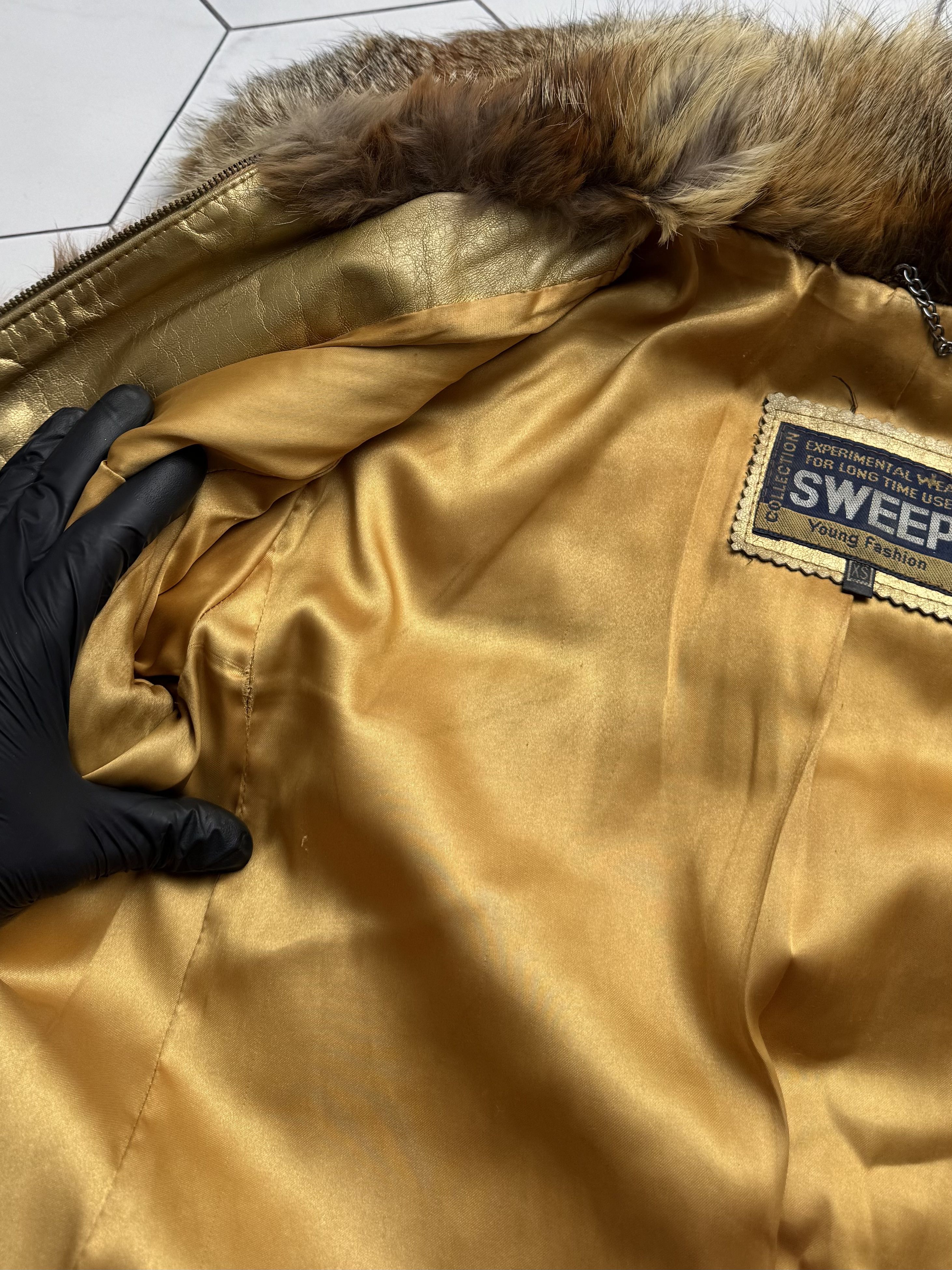 Japanese Brand Vintage Real Fur Hybrid Jacket E2D15 Size XS / US 0-2 / IT 36-38 - 16 Thumbnail