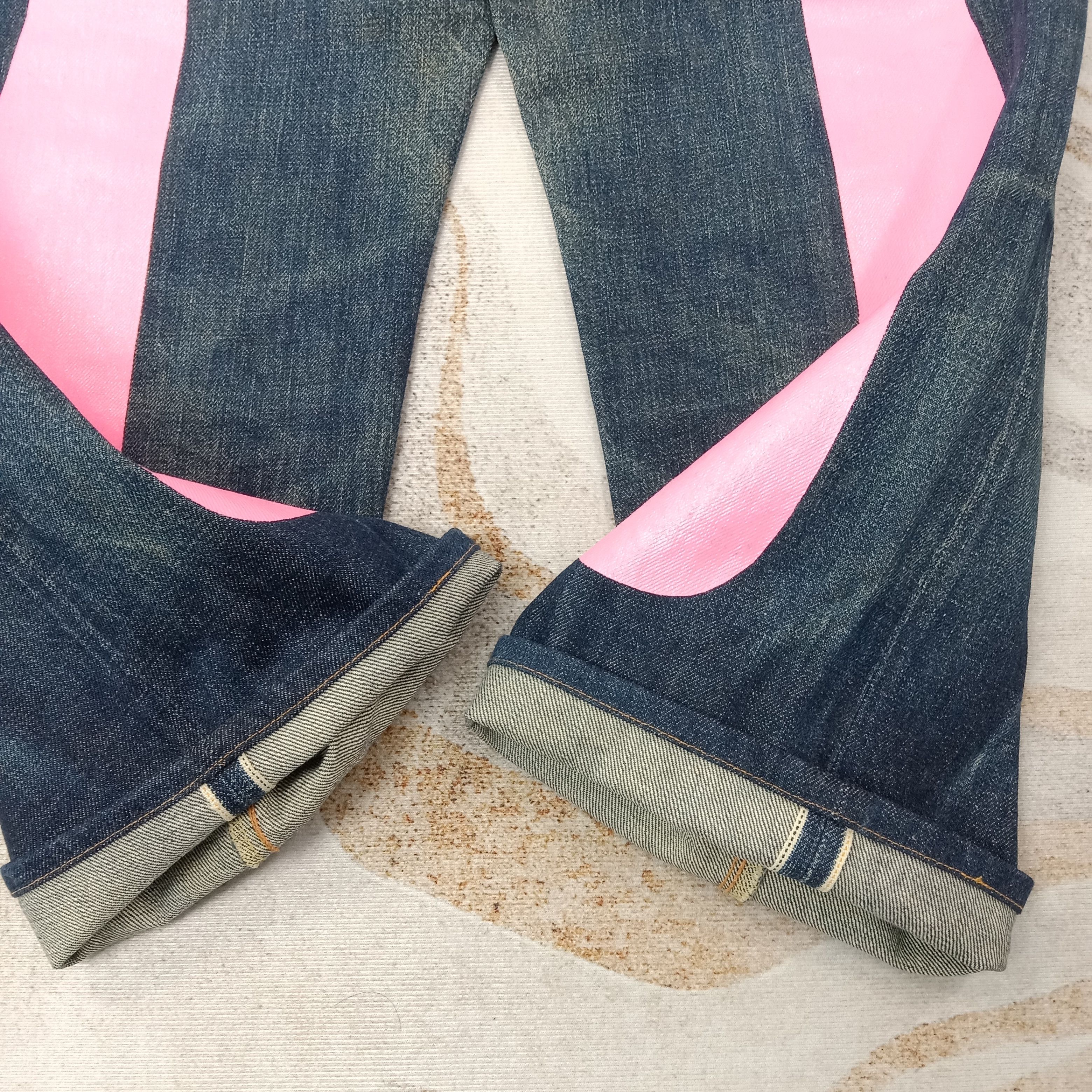 Evisu Evis Selvedge Japanese Daicock Custom Denim Jeans C258N21 Size US 29 - 5 Thumbnail