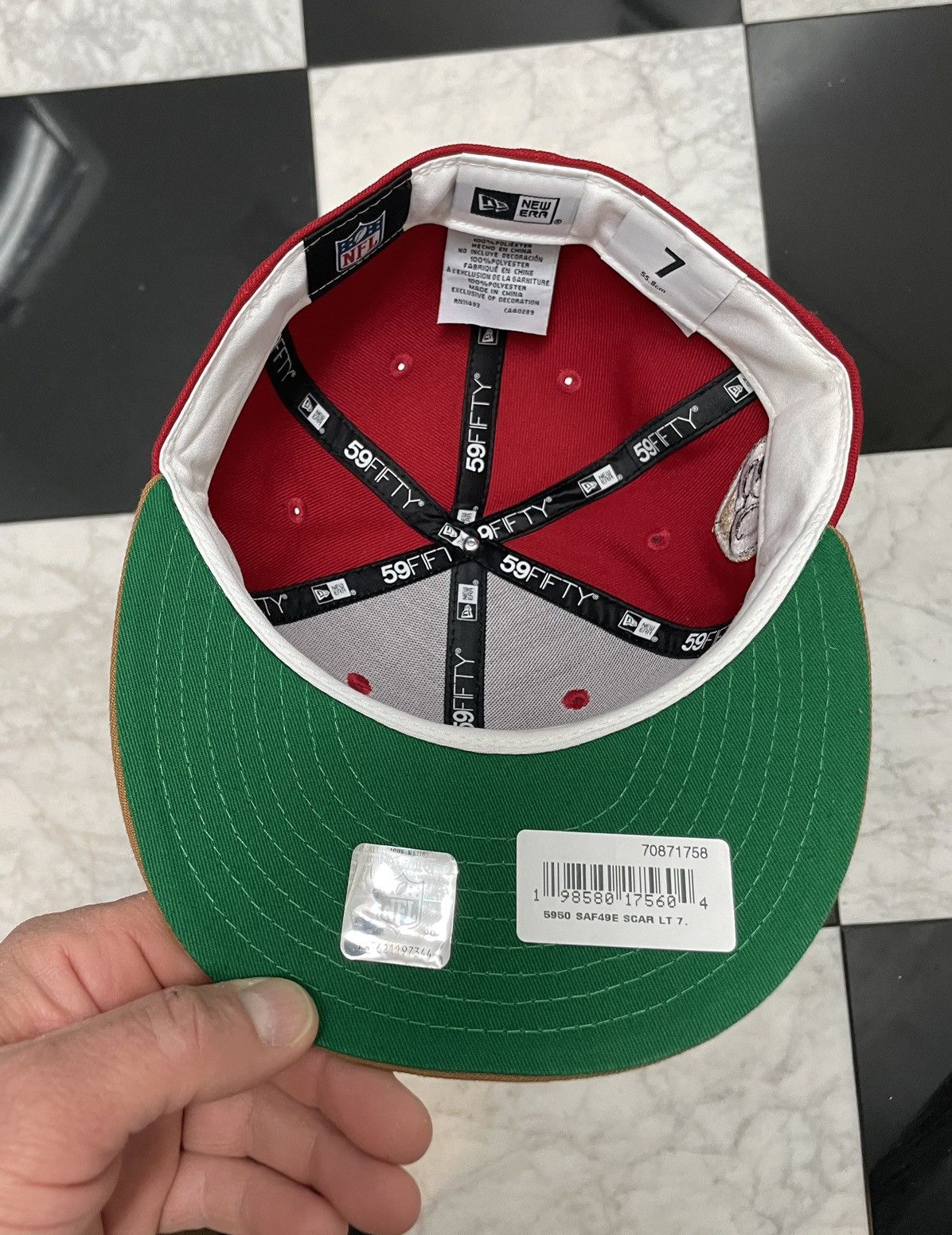 New Era 49ers fitted hat size 7 Size ONE SIZE - 3 Thumbnail