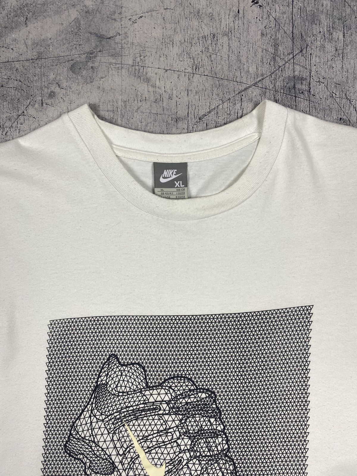 Nike Vintage 00s Nike Shox Big Logo Drill Tee Size US XL / EU 56 / 4 - 5 Thumbnail