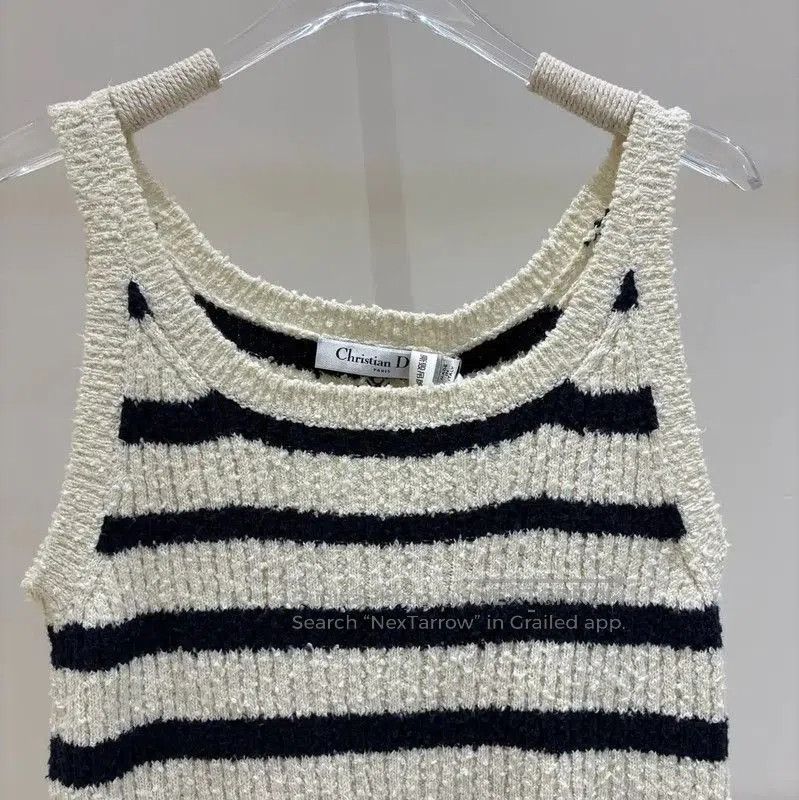 Dior Dior Striped Cotton Women's Pullover Top . Size M / US 6-8 / IT 42-44 - 3 Thumbnail