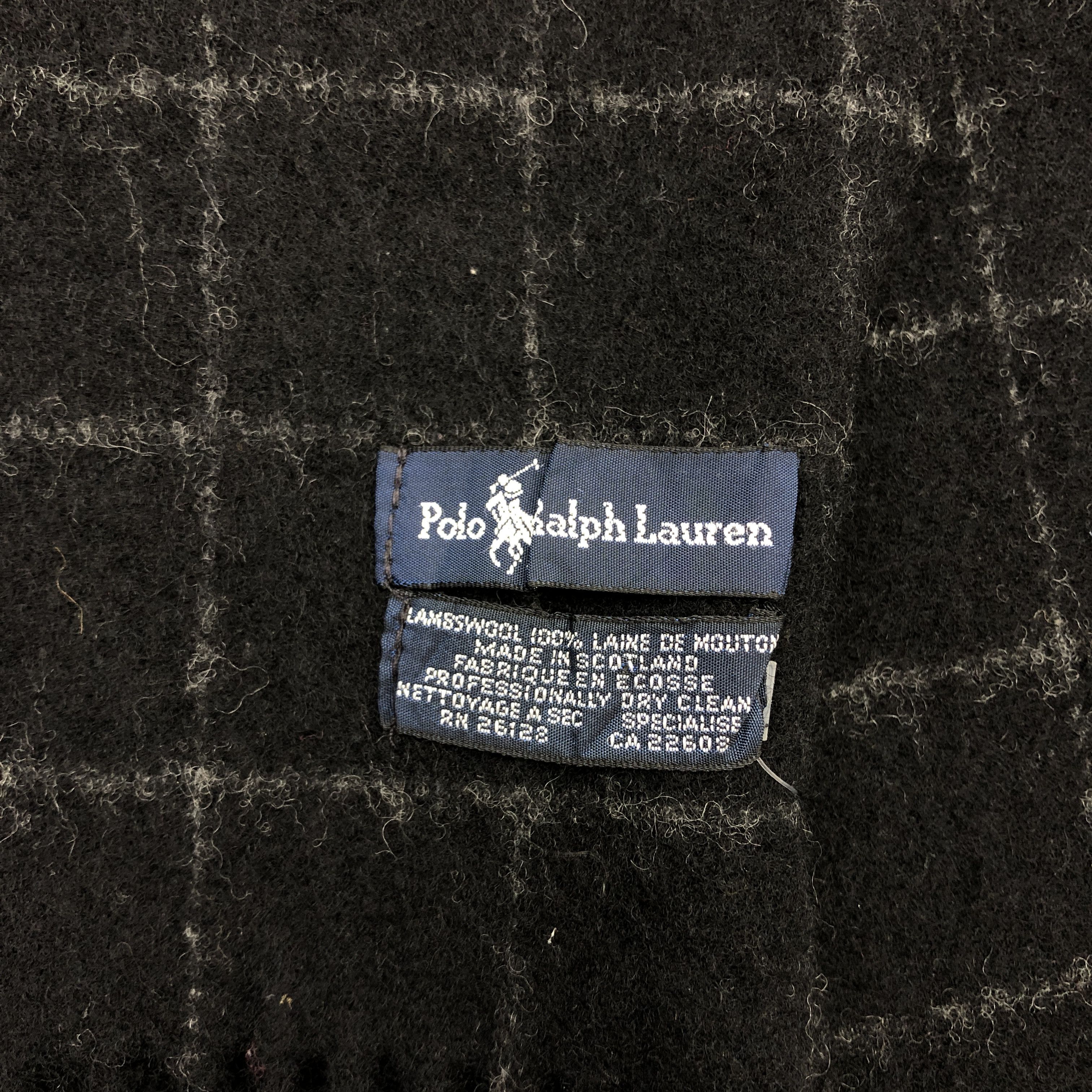 Polo Ralph Lauren Vintage 90s Polo Ralph Lauren Scarf Muffler Wool Scarves Size ONE SIZE - 5 Thumbnail