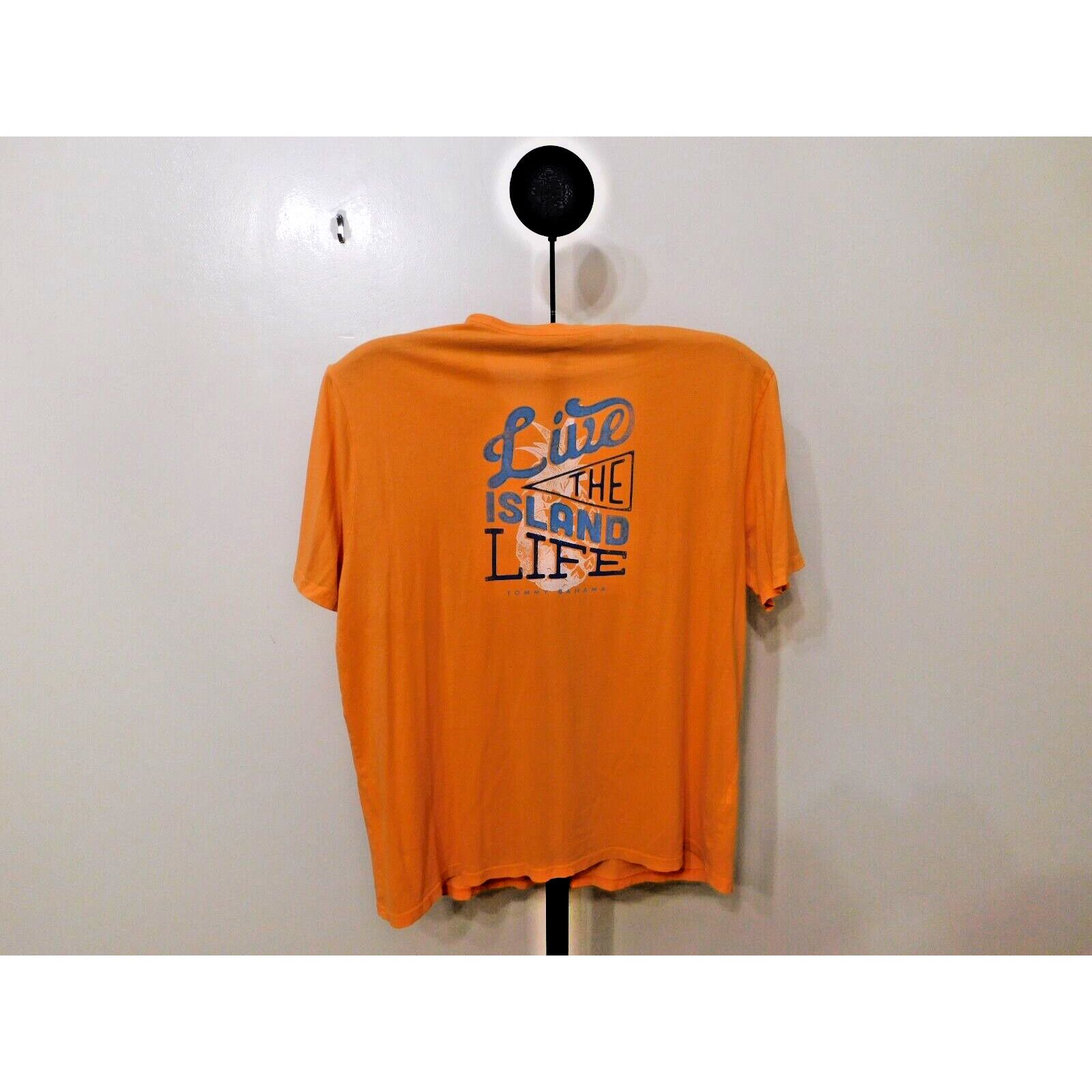 Tommy Bahama Tommy Bahama Orange Live the Island Life Graphic T-Shirt XL Size US XL / EU 56 / 4 - 2 Thumbnail