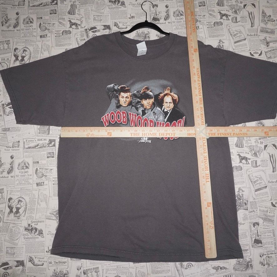 Gildan XL - Vintage /Y2K the Three Stooges movie promo 00s t-shirt Size US XL / EU 56 / 4 - 4 Thumbnail