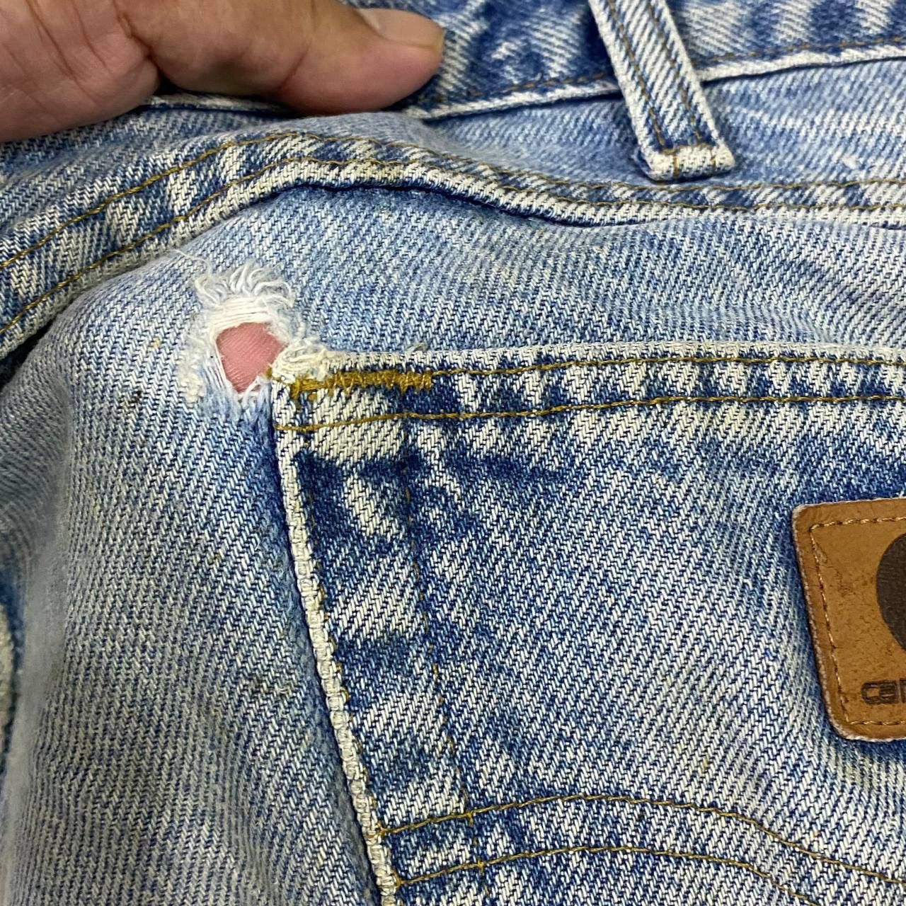 Carhartt Distressed carhartt jeans big size Size US 42 / EU 58 - 5 Thumbnail