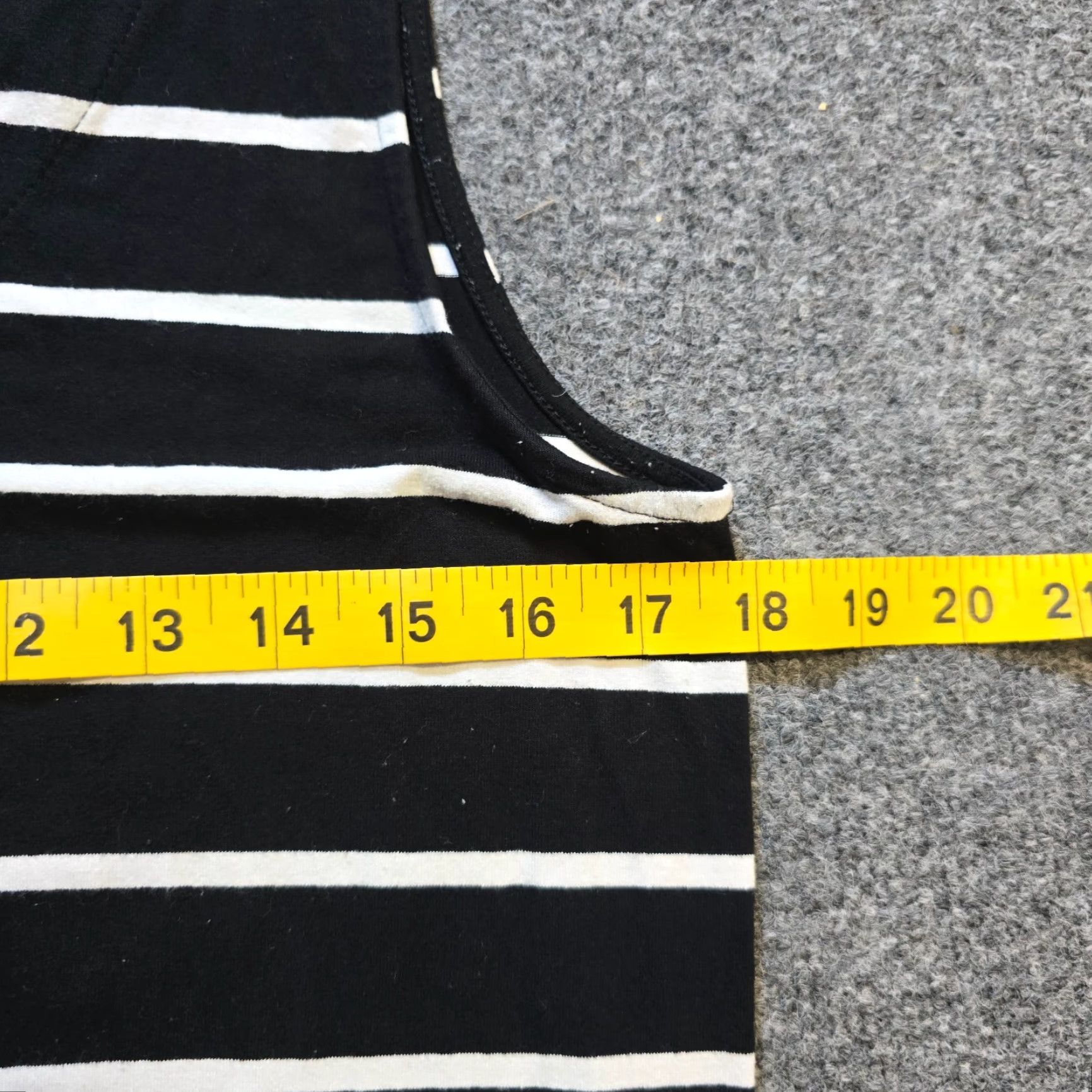 J. Jill J Jill Dress Womens Small Petite Black Striped Sheath Stretch Wearever Casual Size S / US 4 / IT 40 - 4 Thumbnail