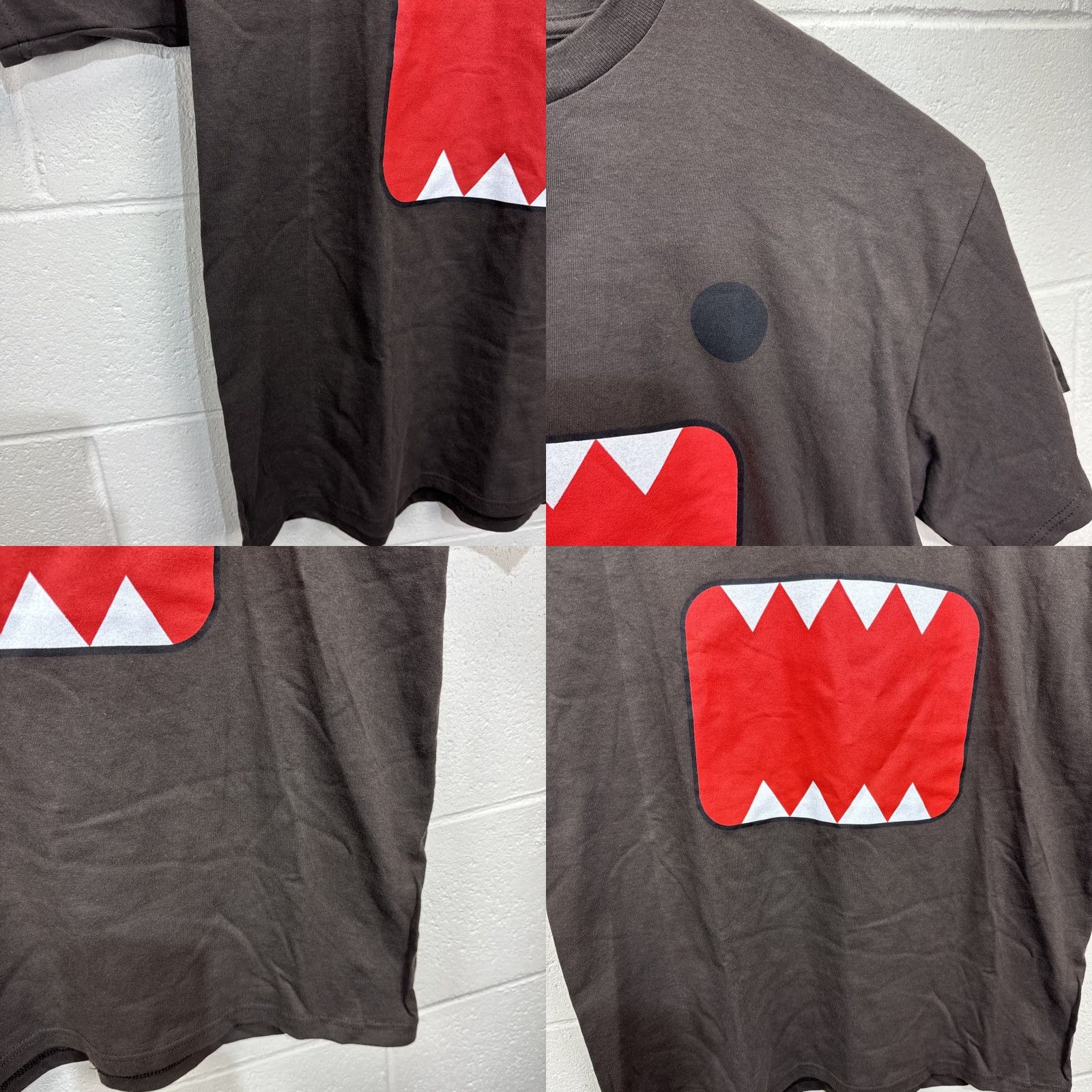 Delta VINTAGE Delta Domo Face Shirt XL Brown Graphic Print 90s Cartoon Anime Mens Size US XL / EU 56 / 4 - 8 Thumbnail