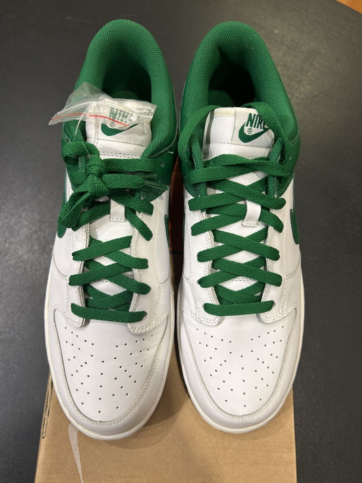 Nike Nike Dunk Low White Pine Green Size US 13 / EU 46 - 4 Thumbnail
