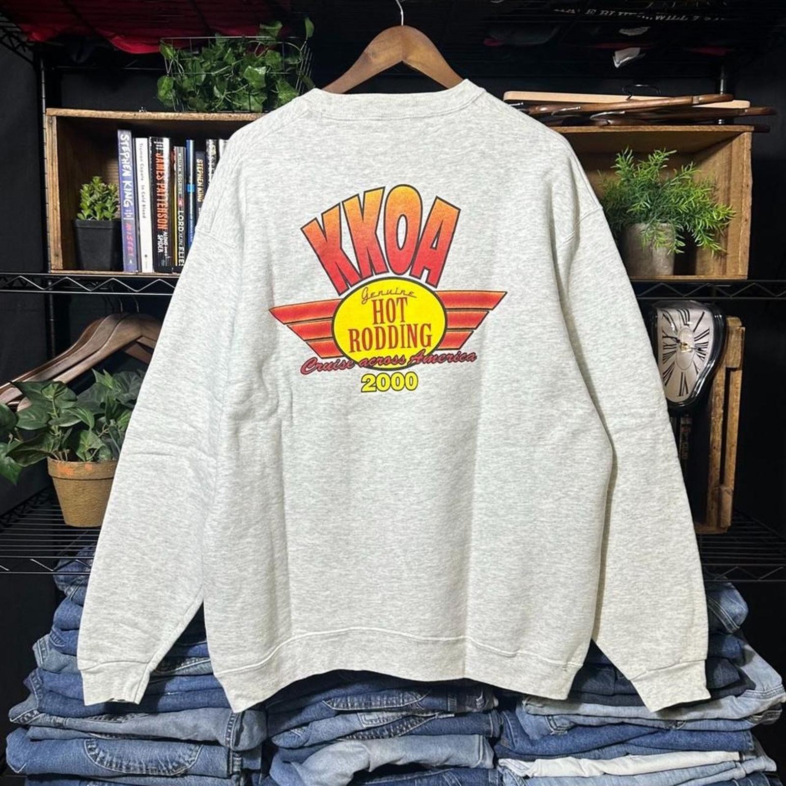 Fruit Of The Loom Vintage Y2K Kustom Kemps Car Show Crewneck Sweatshirt Men XL Size US XL / EU 56 / 4 - 3 Thumbnail